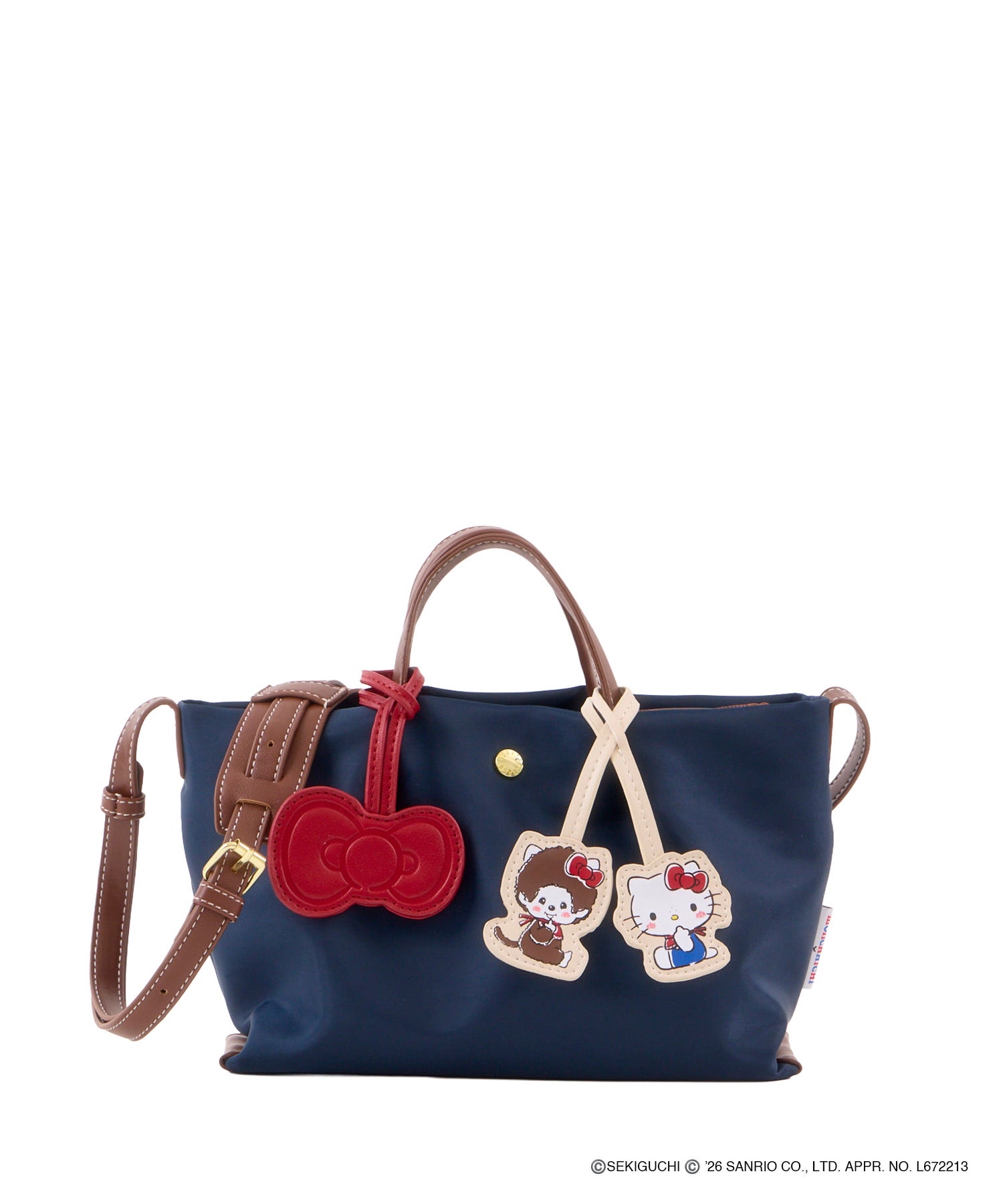 🎀【預訂】Monchhichi × Hello Kitty Charm mini bag B