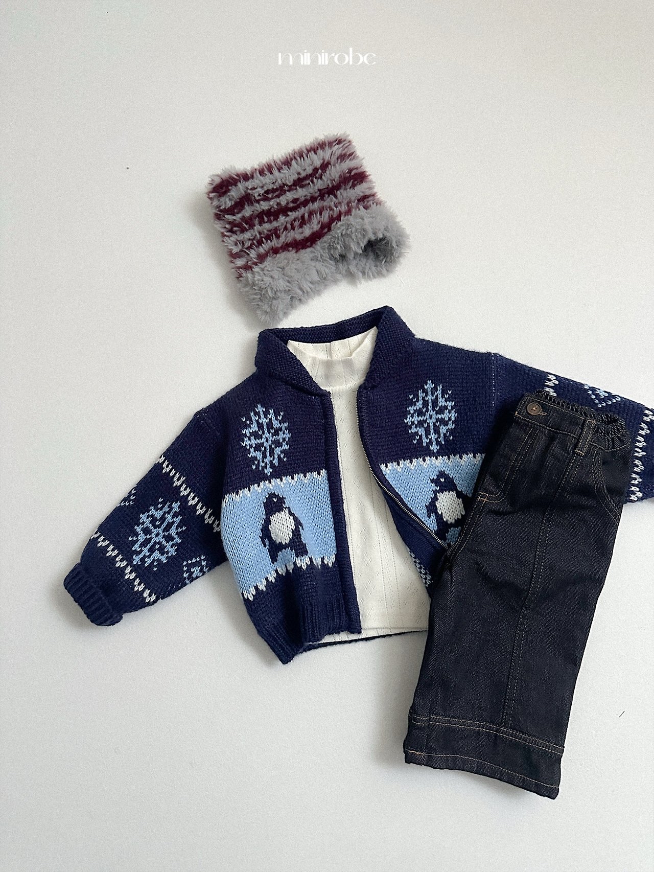 Mnirobe | Penguin Knit Cardigan