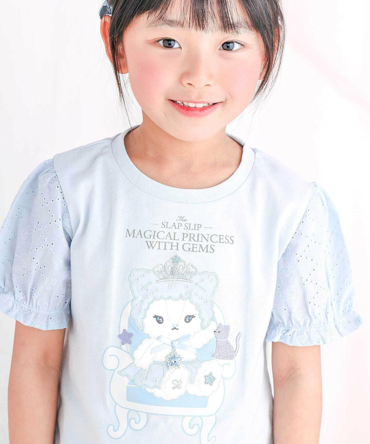 🆕【⭐訂購⭐】🇯🇵日本直送 🌀刺繡貓咪公主 蕾絲泡泡袖上衣［3款選］🌀 [ELFA-0002] [260630]
