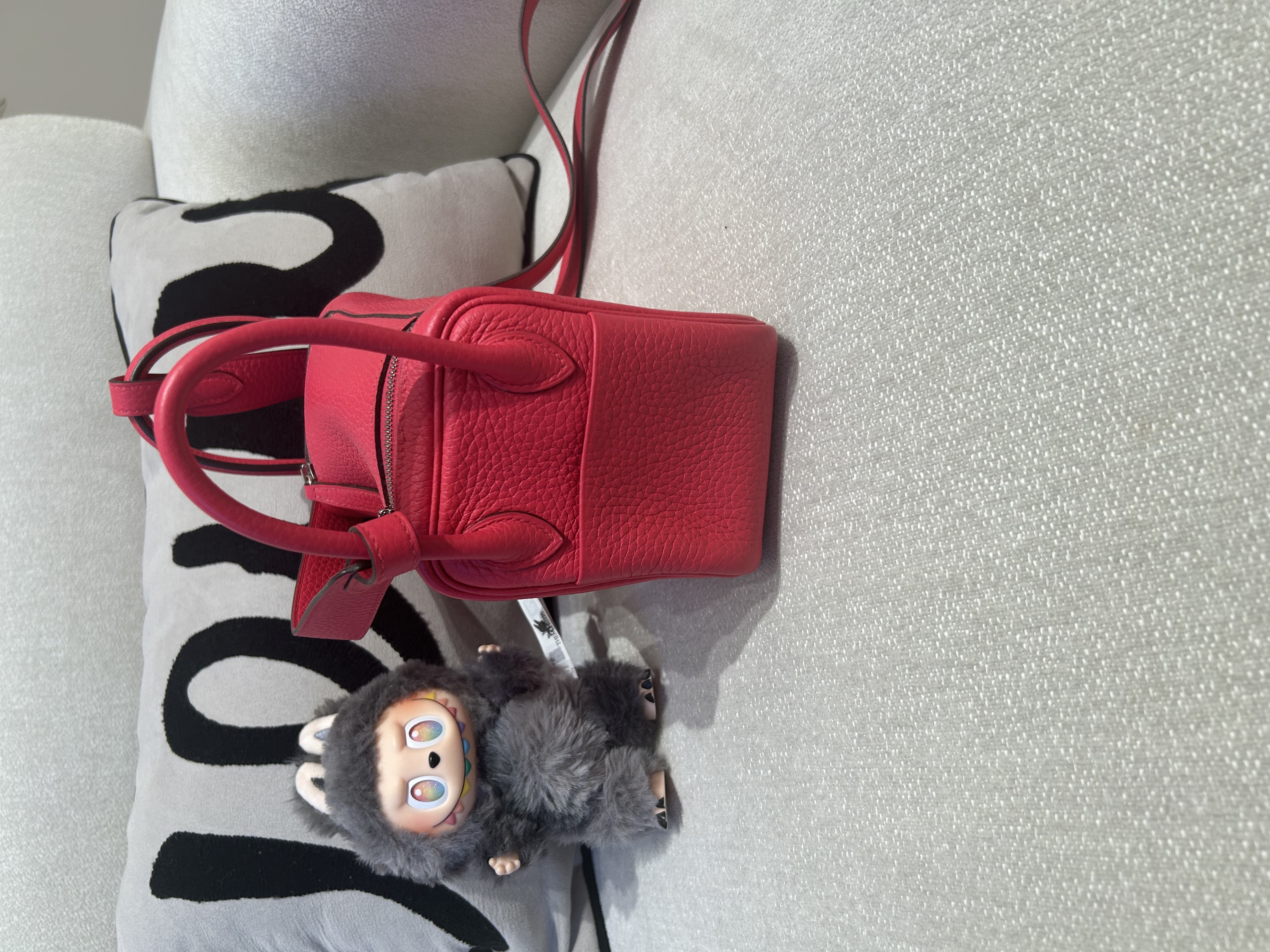 HERMES MINI LINDY ,STAMP Y, ROSE EXTREME CLEMENCE 100%Authentic ,99%new閑置品 ✅收據✅dust bag ✅盒