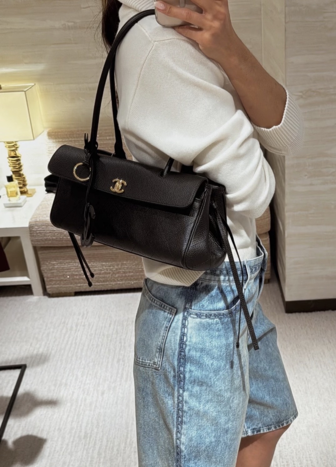 Chanel 熱賣款 黑色法棍袋 最後一個