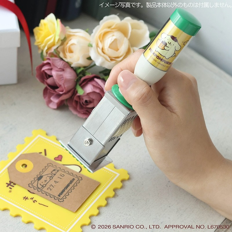 🌸 【預訂】Pompompurin 日期蓋印 - Pompompurin 30th x 郵便局