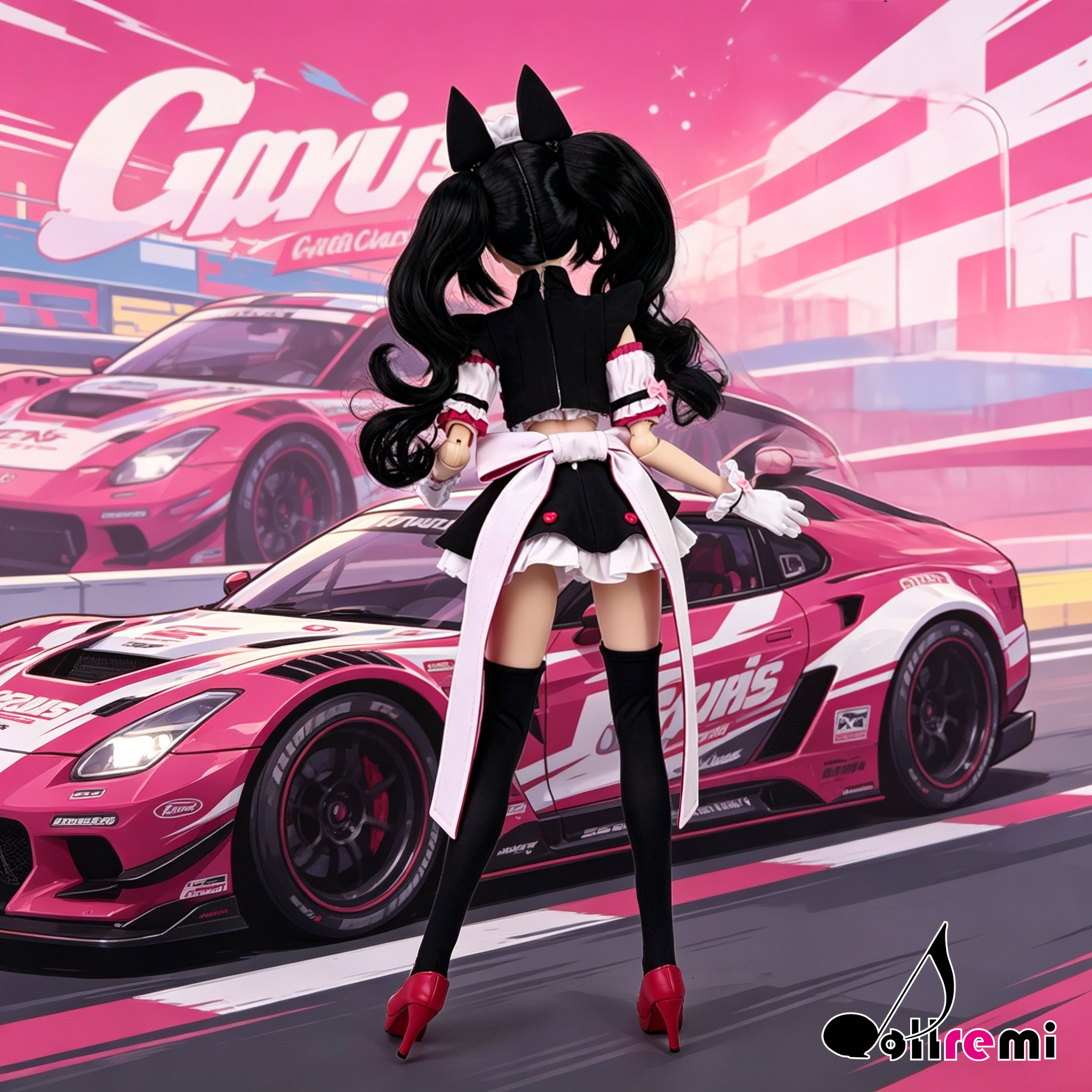 【dollremi】(DD0714) COS NEKOPARA Vol.1 Soleil opened! Chocolate Racing Girl Ver. 巧克力 賽車女郎 ver.