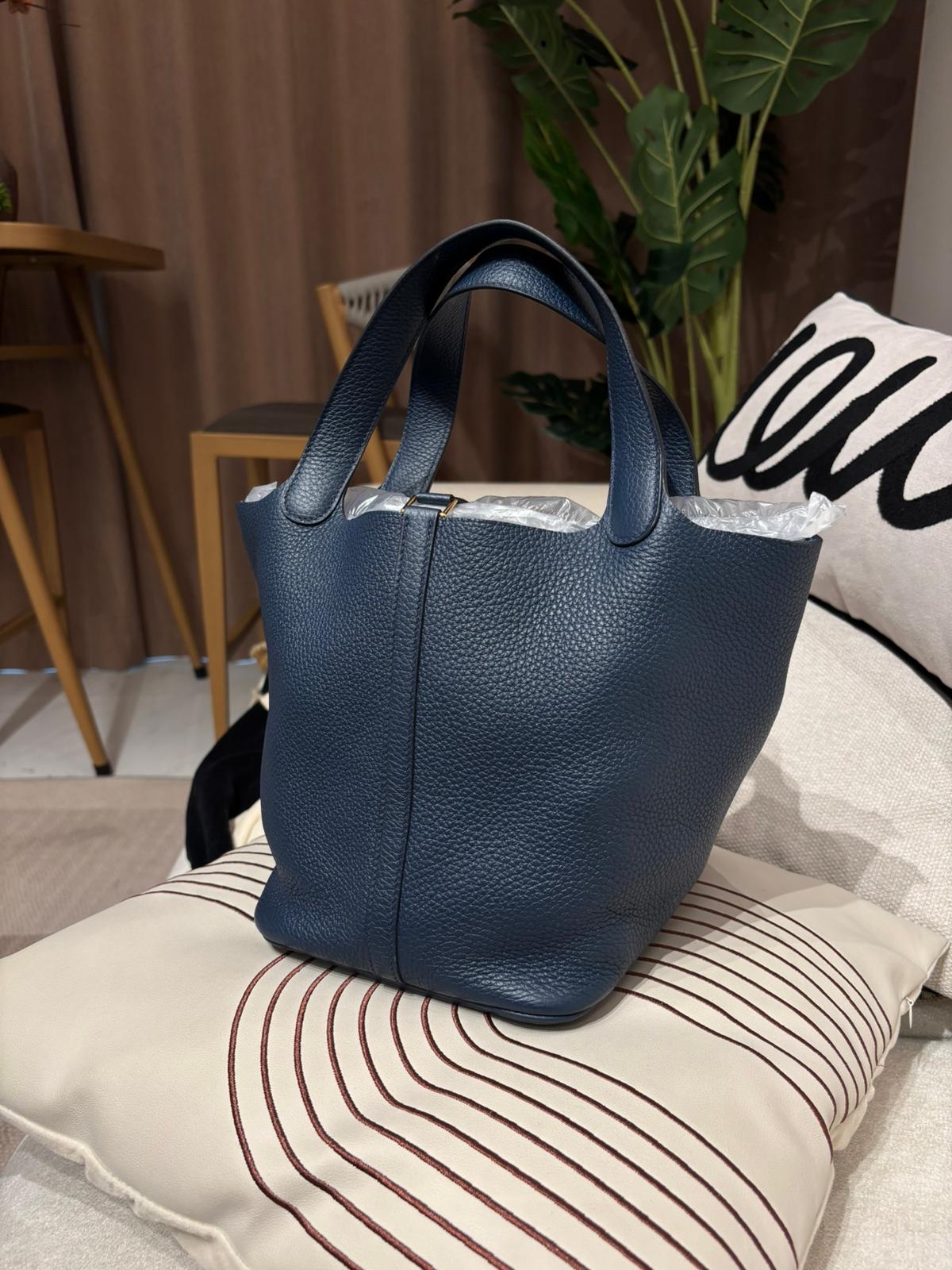 Hermes Picotin 22 Stamp U 100%Authentic, 95%New ✅Key Lock ✅Dust bag