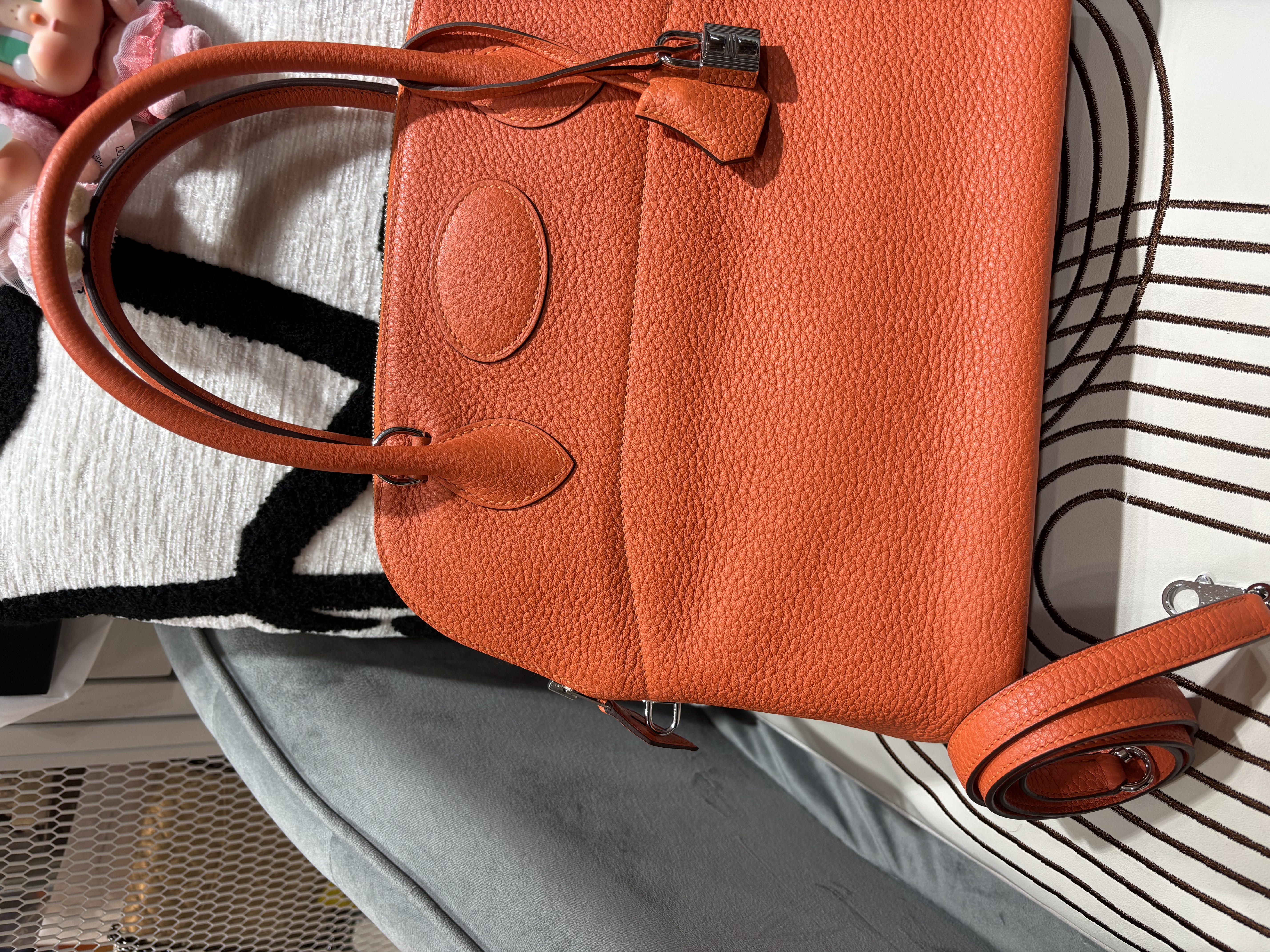 Hermes bolide 31,STAMP T ,100%Authentic ,95%new ✅收據✅key pad✅Dust bag