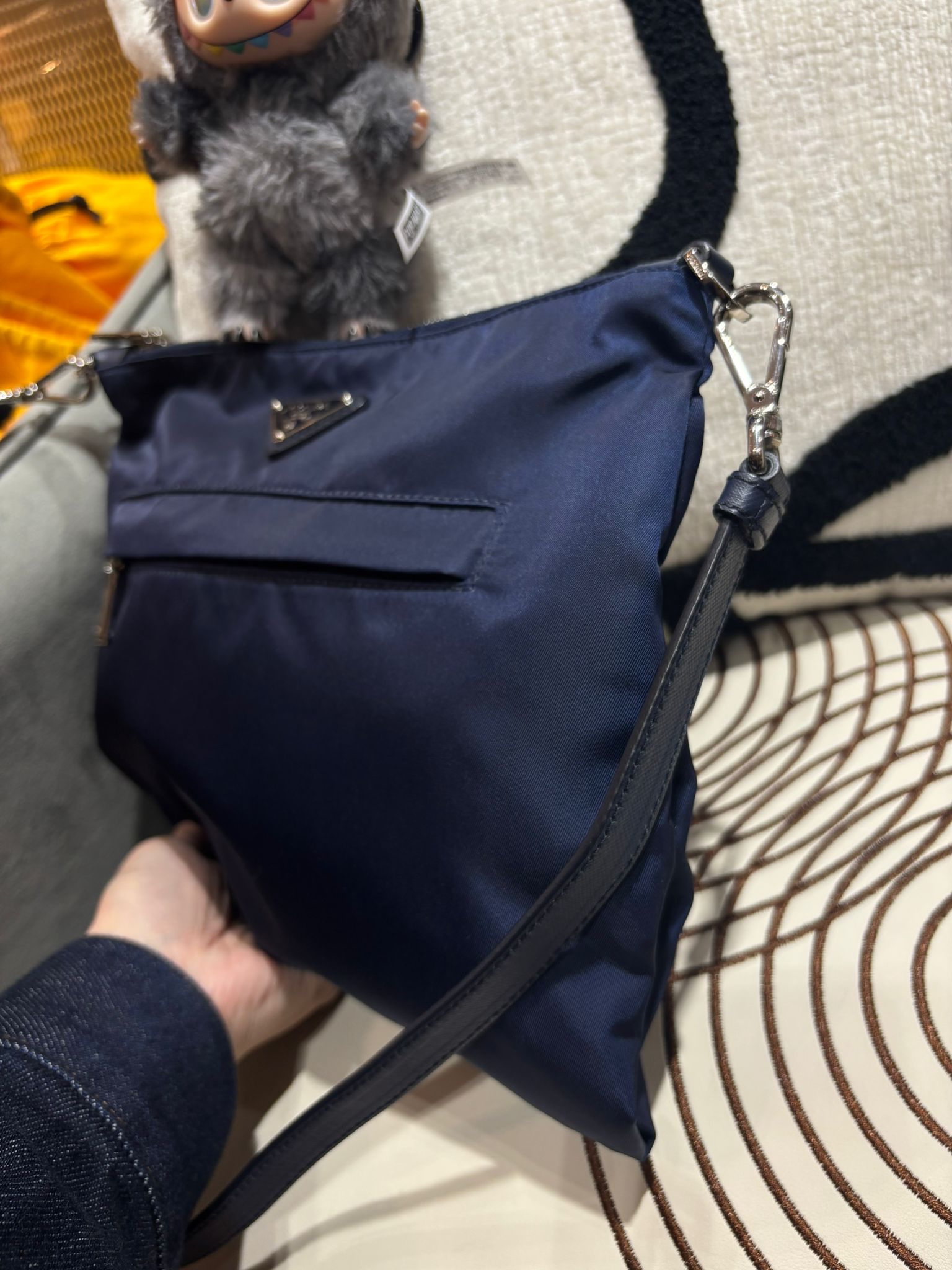 Prada Nylon Crossbody Bag 100%Authentic, 98%New ✅Dust bag