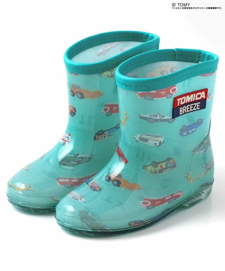 🇯🇵預訂 日本直送🇯🇵BREEZE x TOMICA車車圖案兒童雨靴水靴
