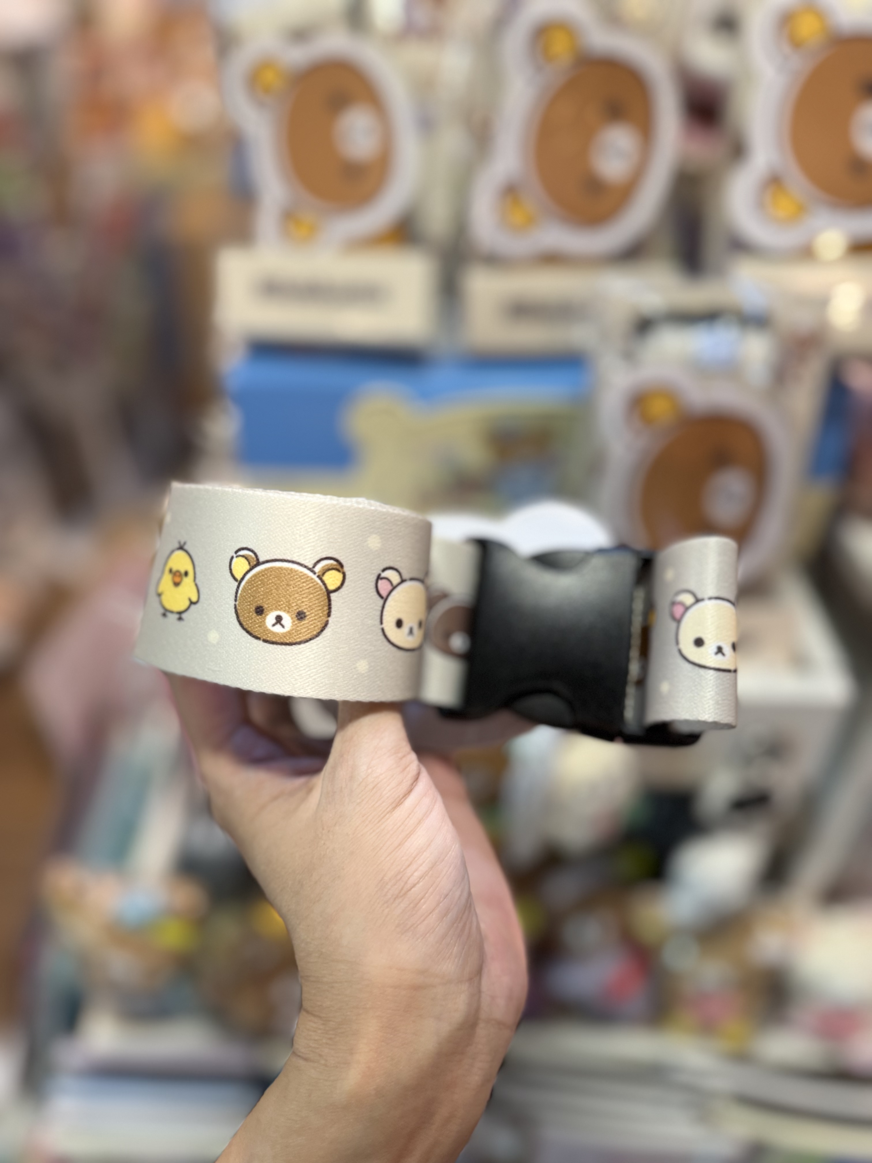《現貨》全新Rilakkuma瓦瓦貓系列行李帶