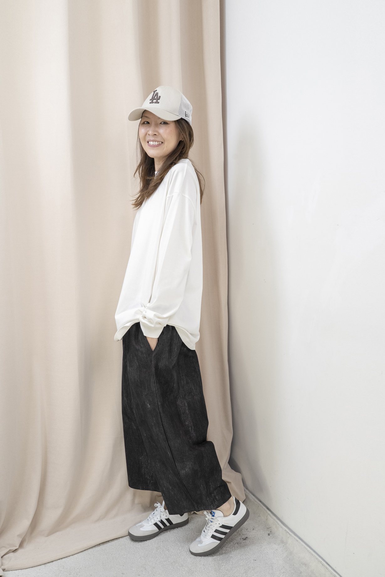 經典百搭長身Tee（白色）