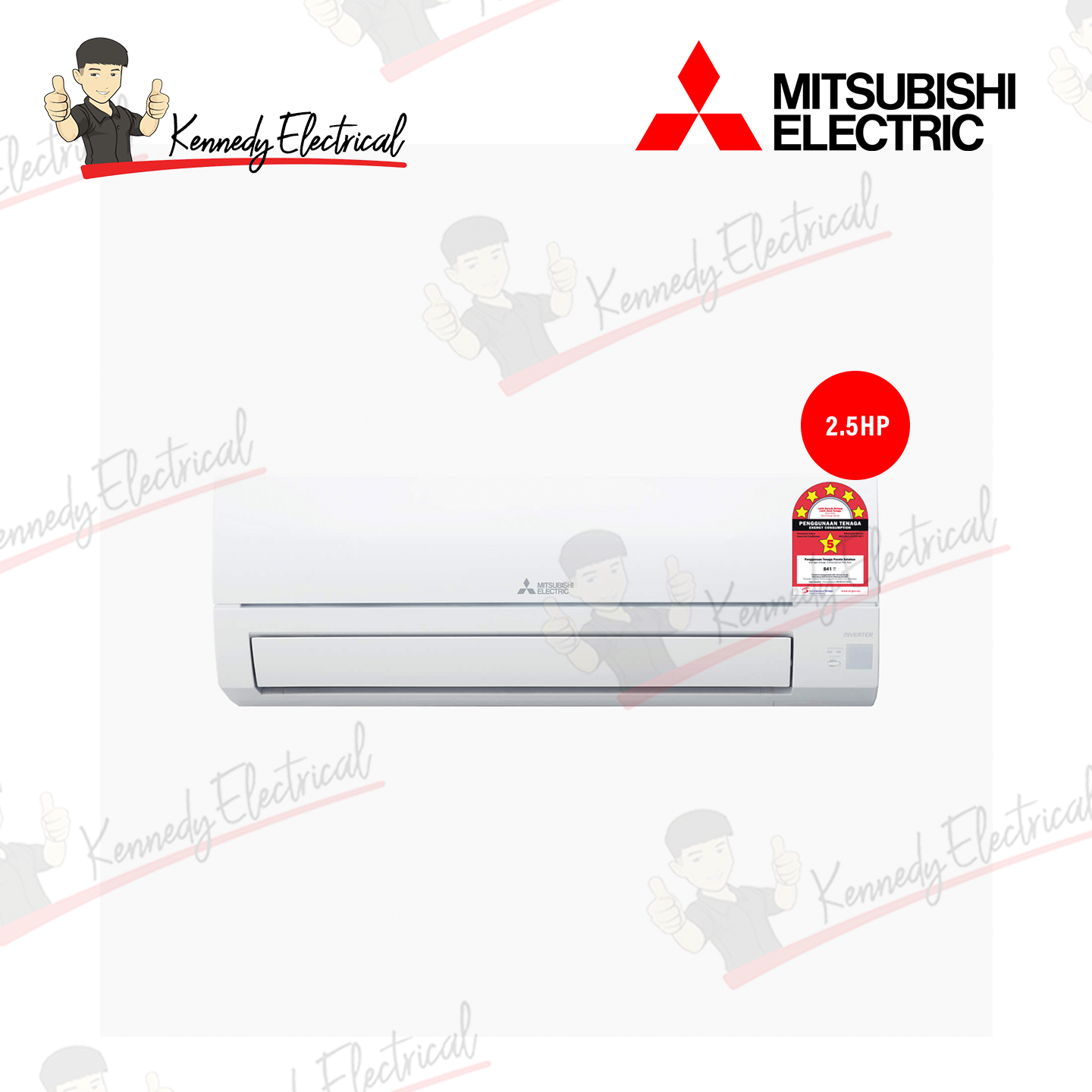 Mitsubishi 2.5HP Inverter AC MSY-JS24VF