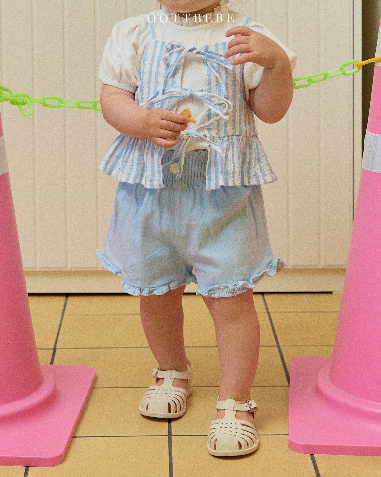 OOTT | Stripe Vest (Blue 90-100)