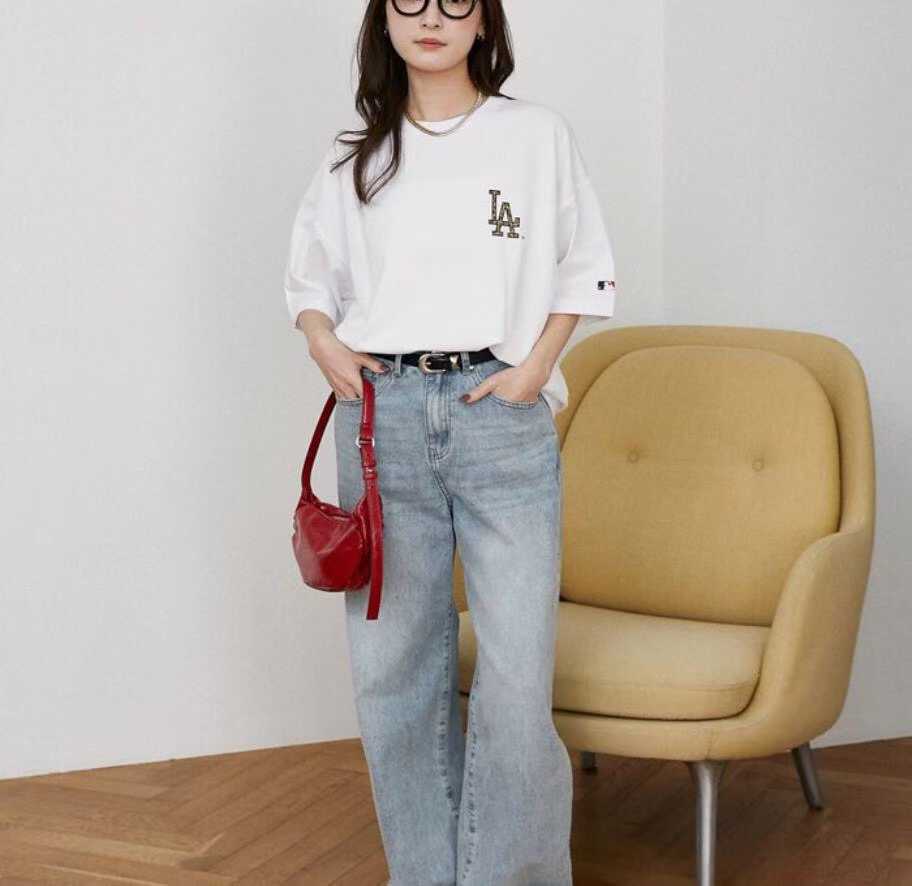 預訂 PUBLUX × MLB 豹紋Logo短袖Tee [貨號26A559]