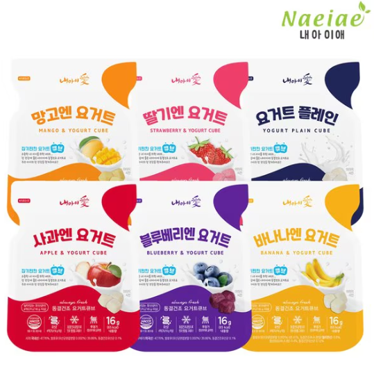 【預訂】韓國直送 Naeiae凍乾乳酪粒16g (1套6包)