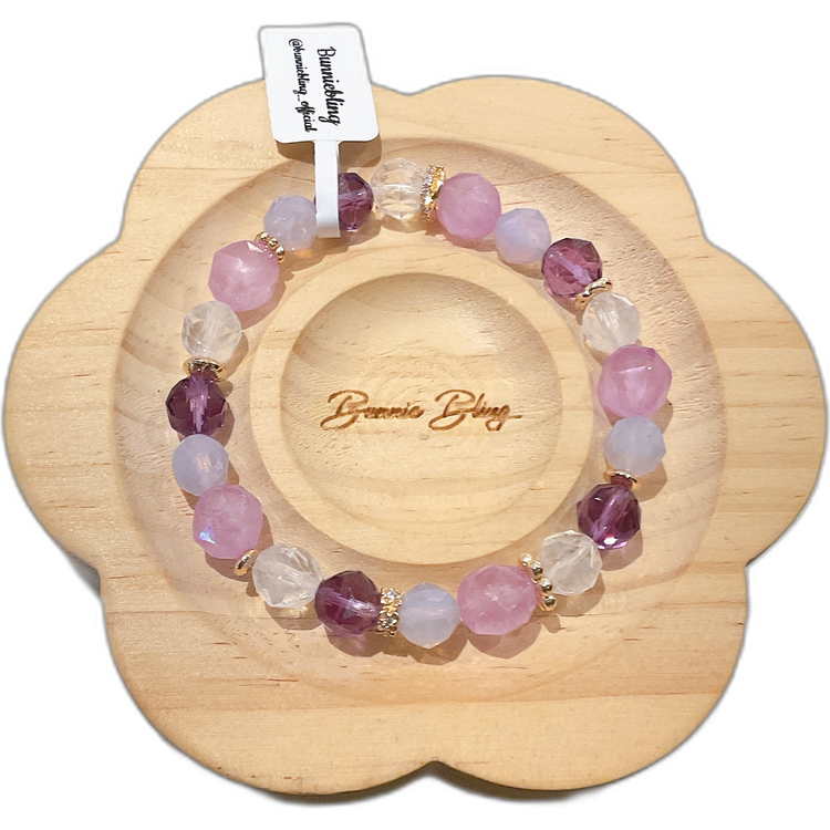 【星語紫謐 •靈光覺醒】高階靈性療癒手串