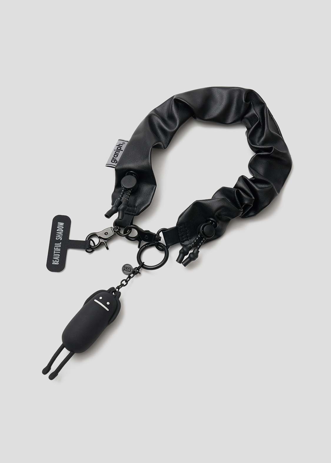 日本預訂📍日本黑豆人立體吊飾電話手帶/斜咩帶