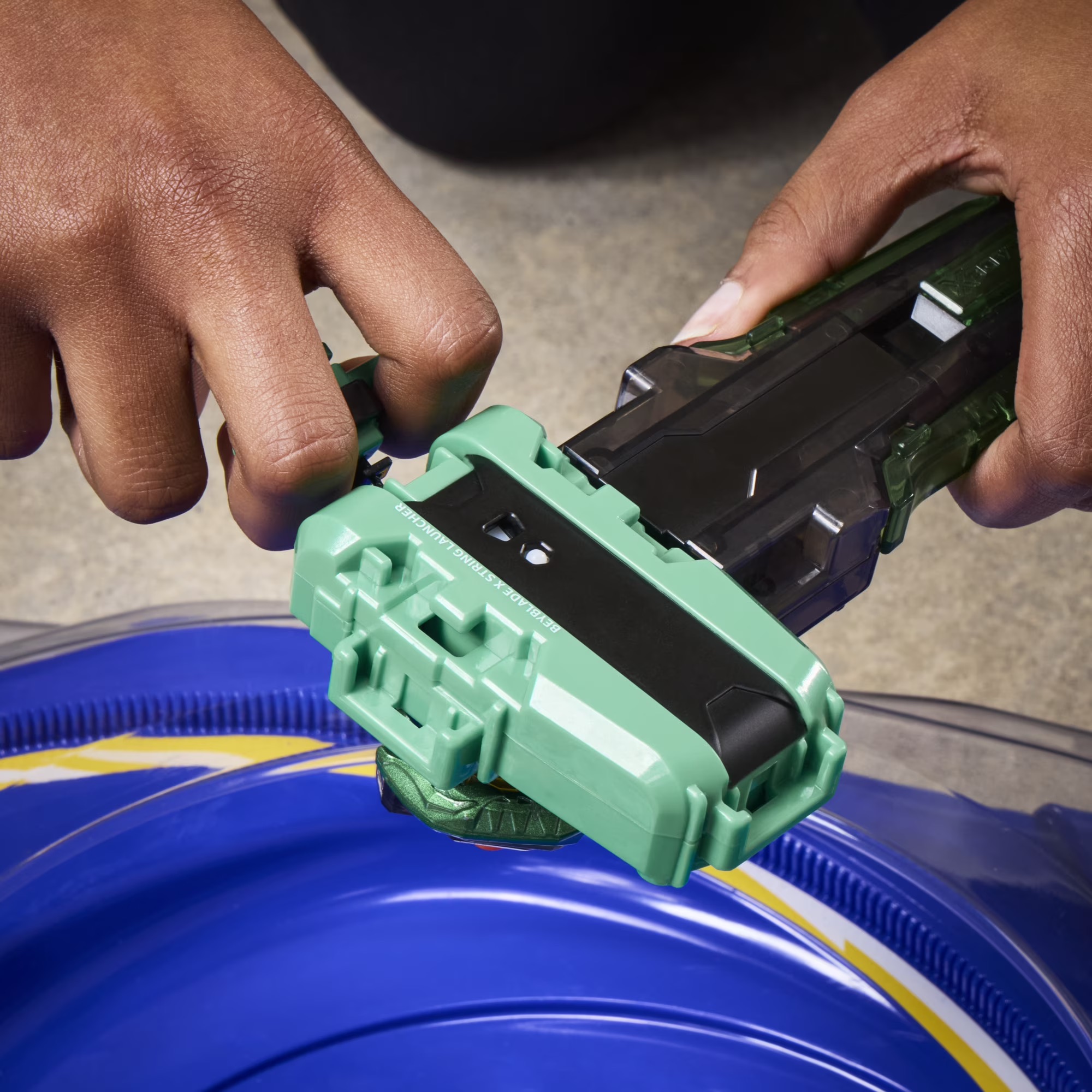 【戰力倍增/勝率激增】Beyblade X Deluxe String Launcher Custom Grip Top Set 專業拉線發射器+手柄二合一組 - 超強握感、射速升級、全港陀螺迷必備