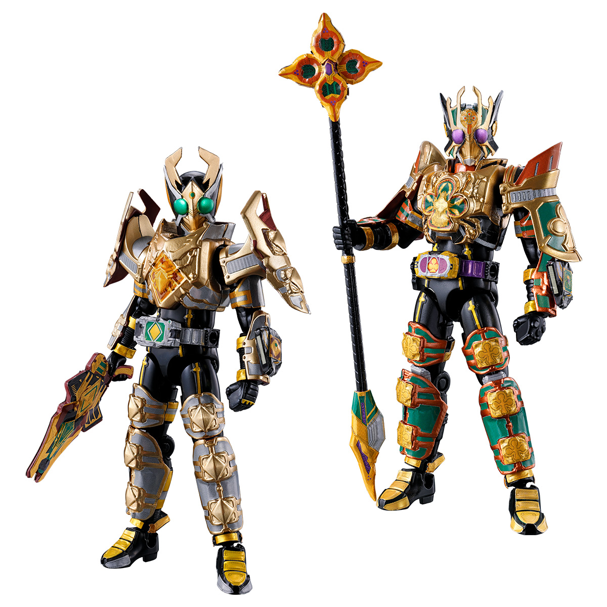 (預訂訂金 $100) (總價 $378) (魂限) Bandai SO-DO Chronicle Kamen Rider Garren & Kamen Rider Leangle King Form Set 層動 Chronicle 幪面超人格連 & 幪面超人尼高 食玩 套裝 (行版)