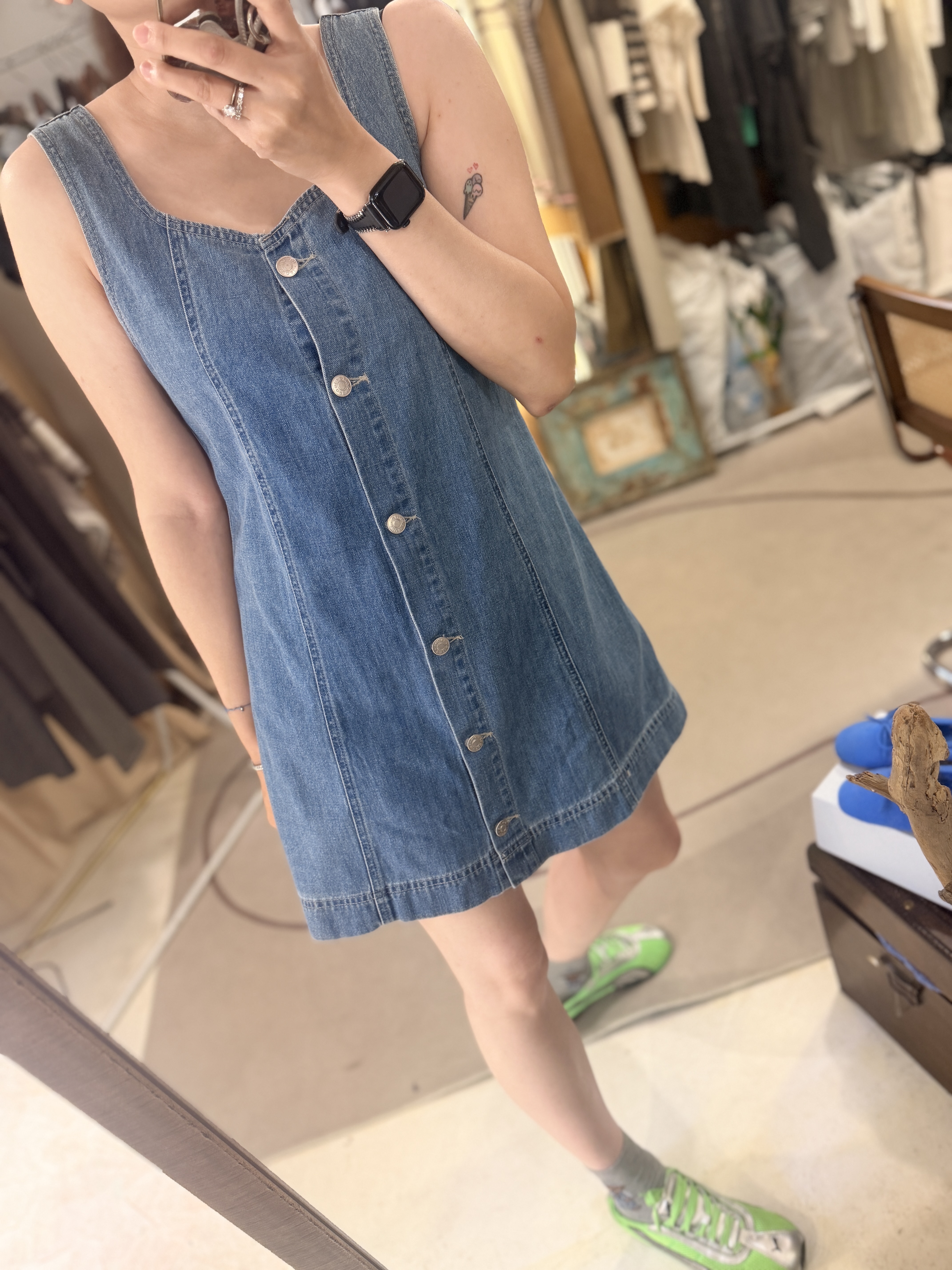 Denim dress