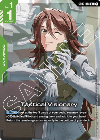 Gundam TCG Card Game - ST07-014 (C+) Tactical Visionary 