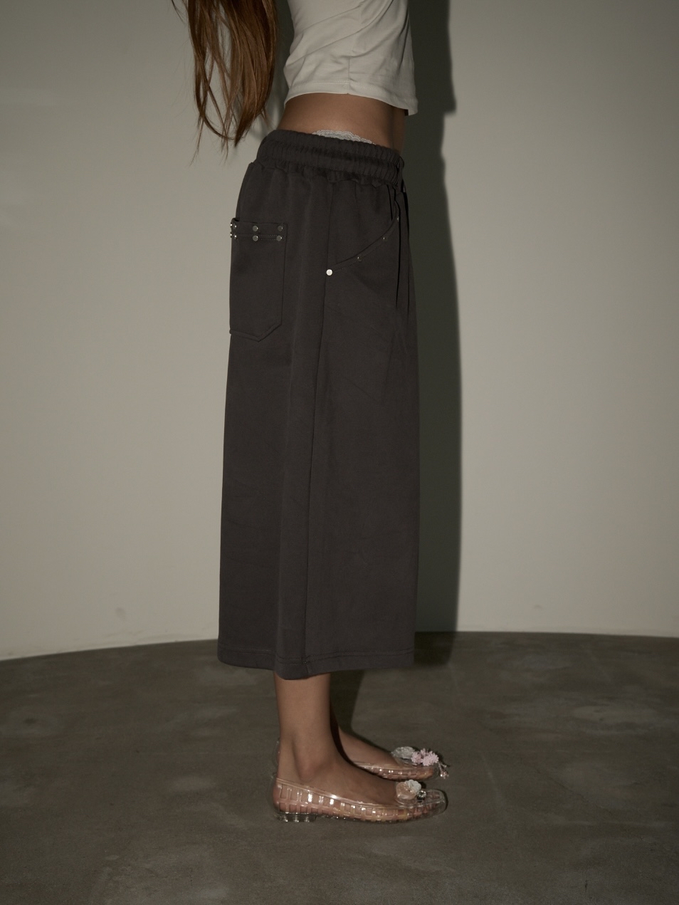 ⁠Studded Pocket Bermuda Pants