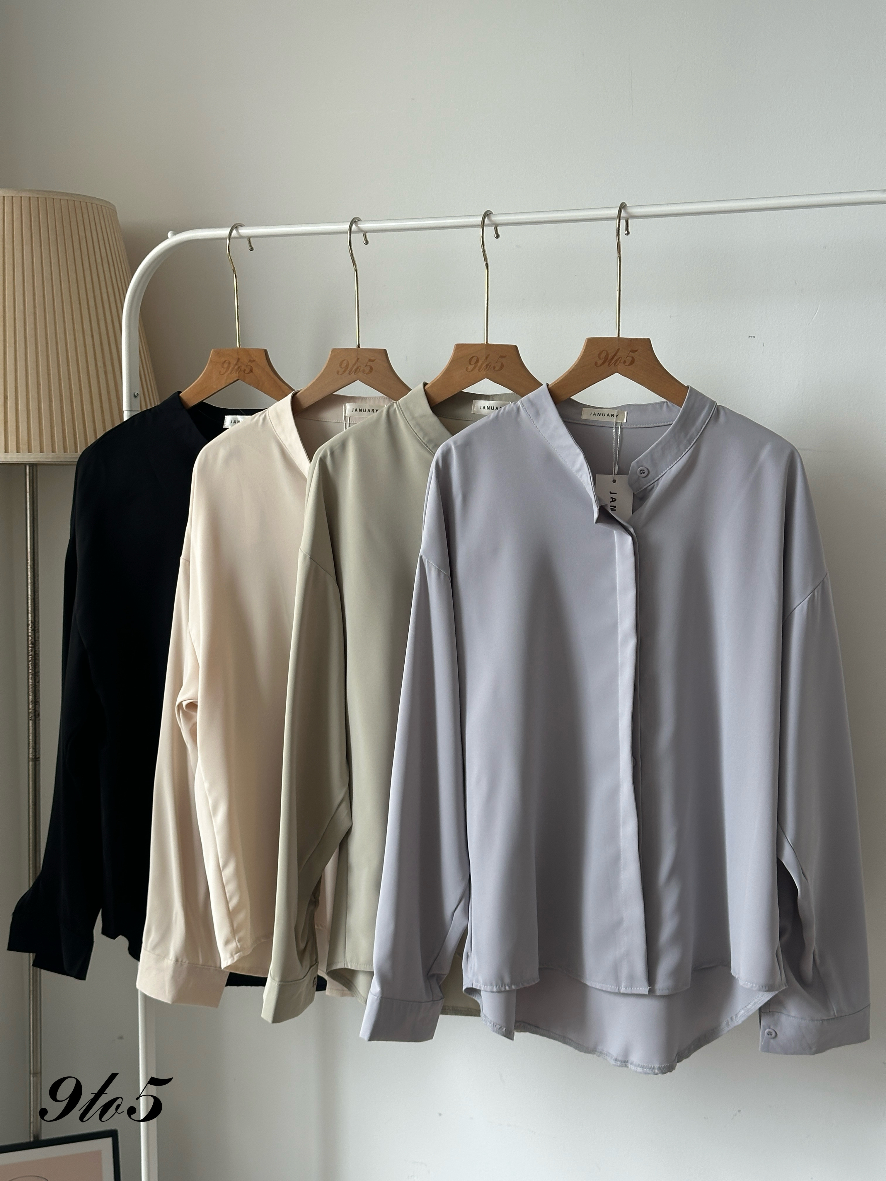 T4060 Long Sleeve Oversize Shirt - 4 Colors