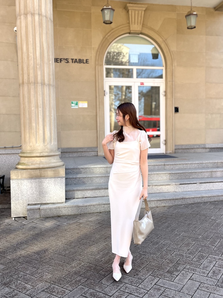 The Margaret Cami Dress (Ivory)