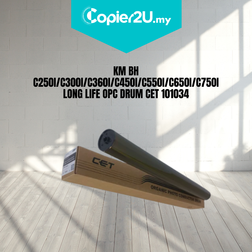 KM BH C250I/C300I/C360I/C450I/C550I/C650I/C750I LONG LIFE OPC DRUM CET 101034