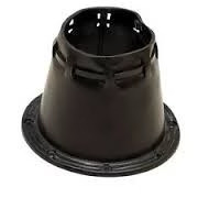 PLASTIC CABLE PROTECTOR 4-1/2" DIA BASE  X 3" H