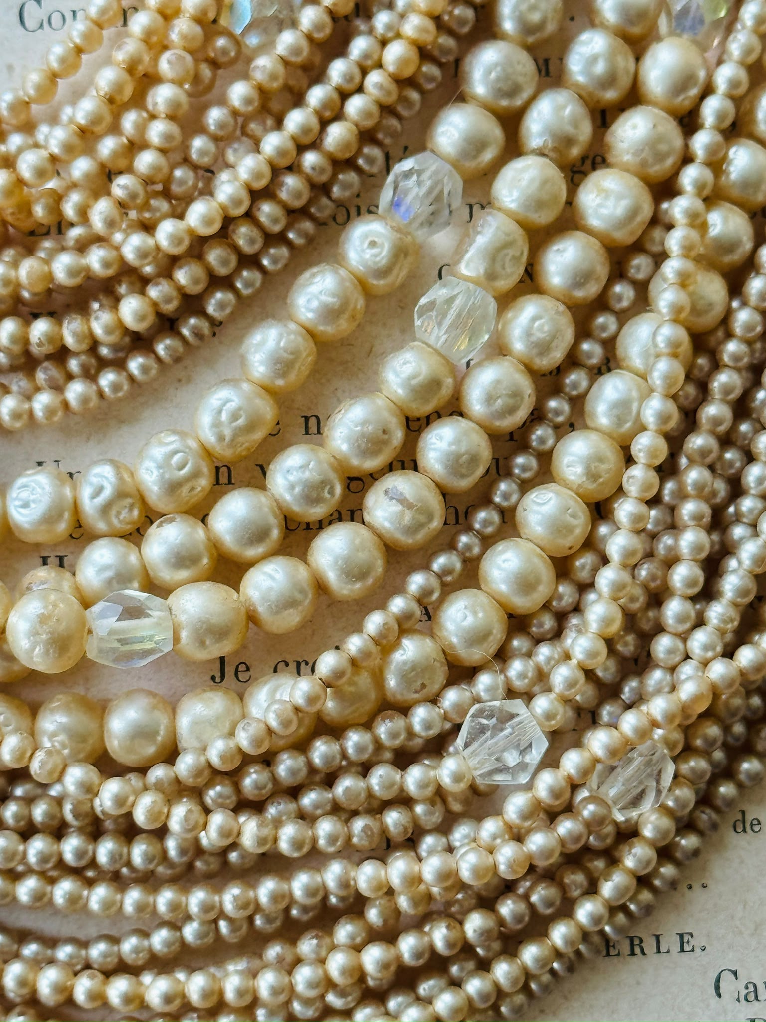 Vintage 1960s Multiple-Row Statement Princess Necklace (MT2648)