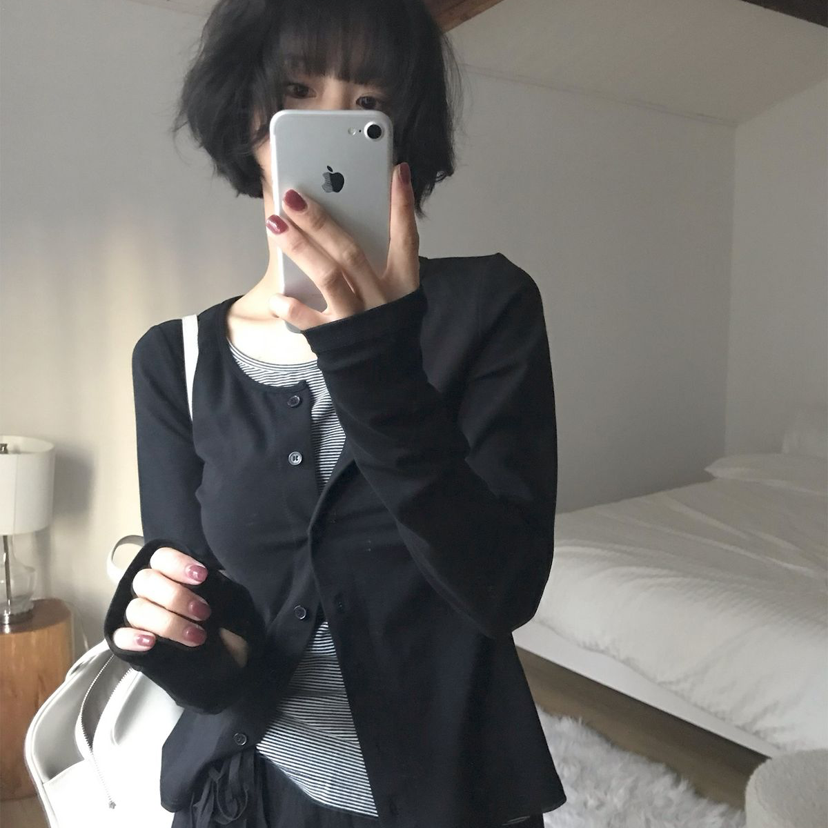 🇰🇷訂購｜PLACE STUDIO 26SS｜ layered slim-fit long-sleeve cardigan 2色