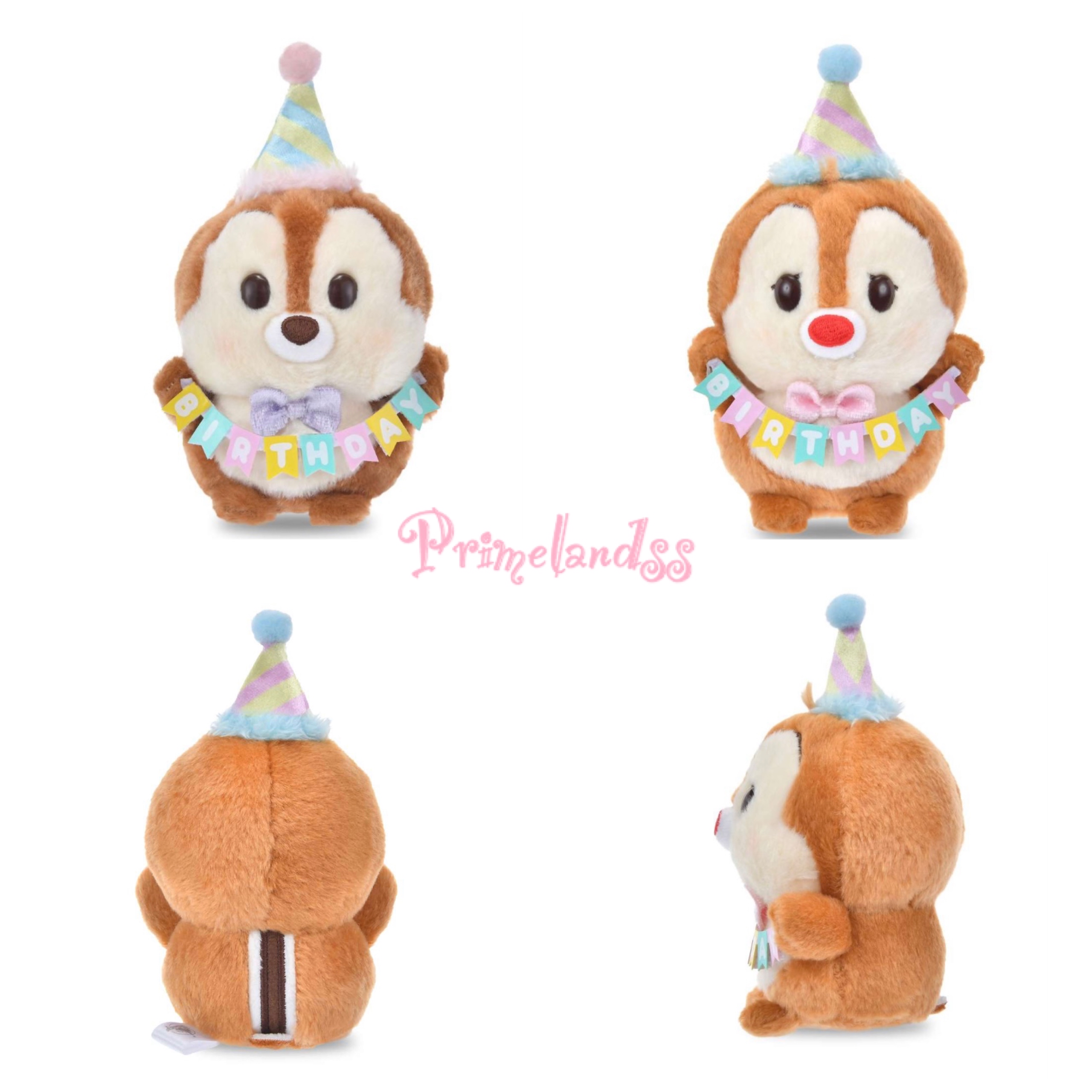 Chip & Dale生日公仔
