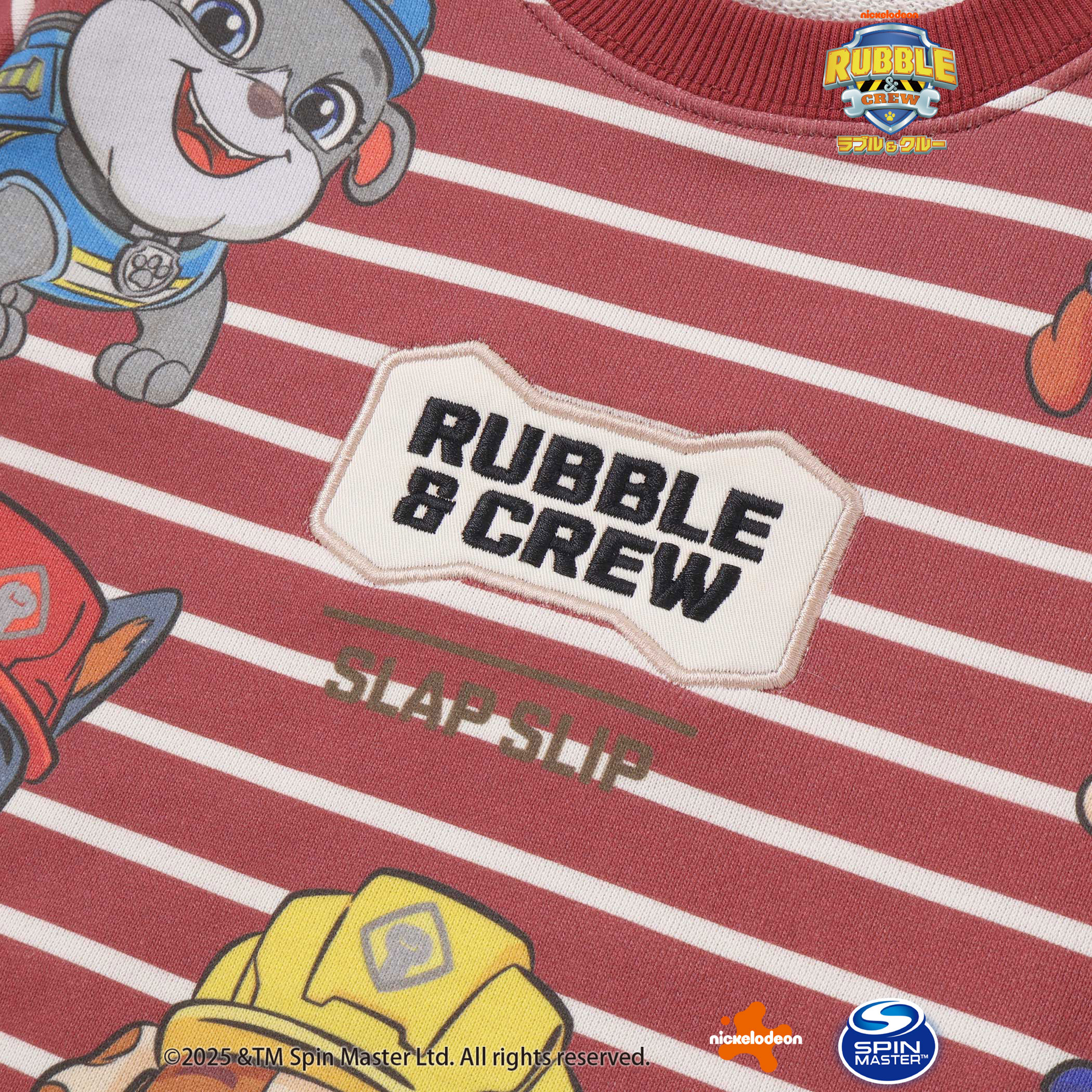 🆕【⭐訂購⭐】 🇯🇵日本直送 🌀SLAP SLIP x #PawPatrol 刺繡貼片 長袖TEE［2款選］🌀[ELCA-0144][260401]