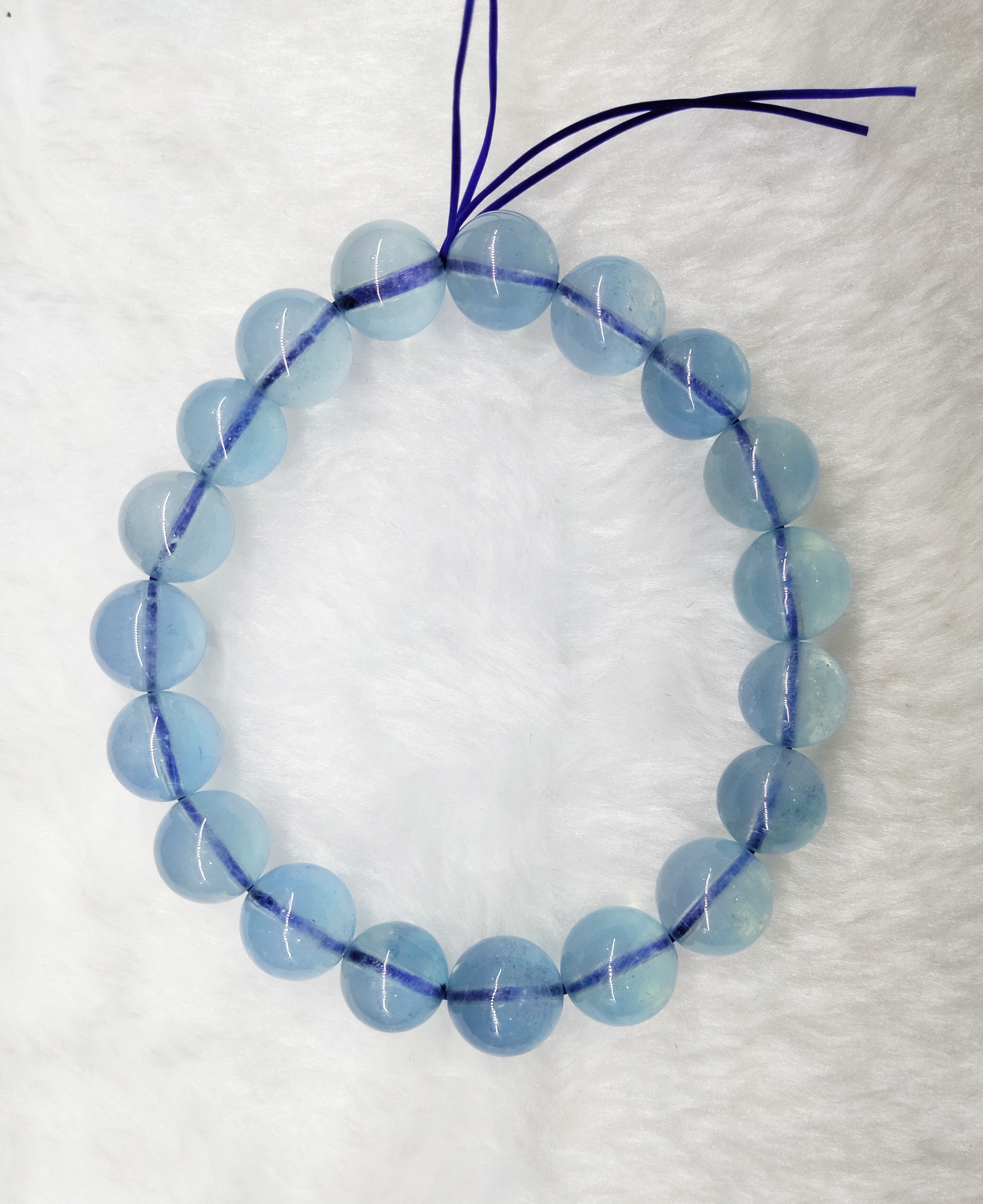 海藍寶手串 (10+mm)