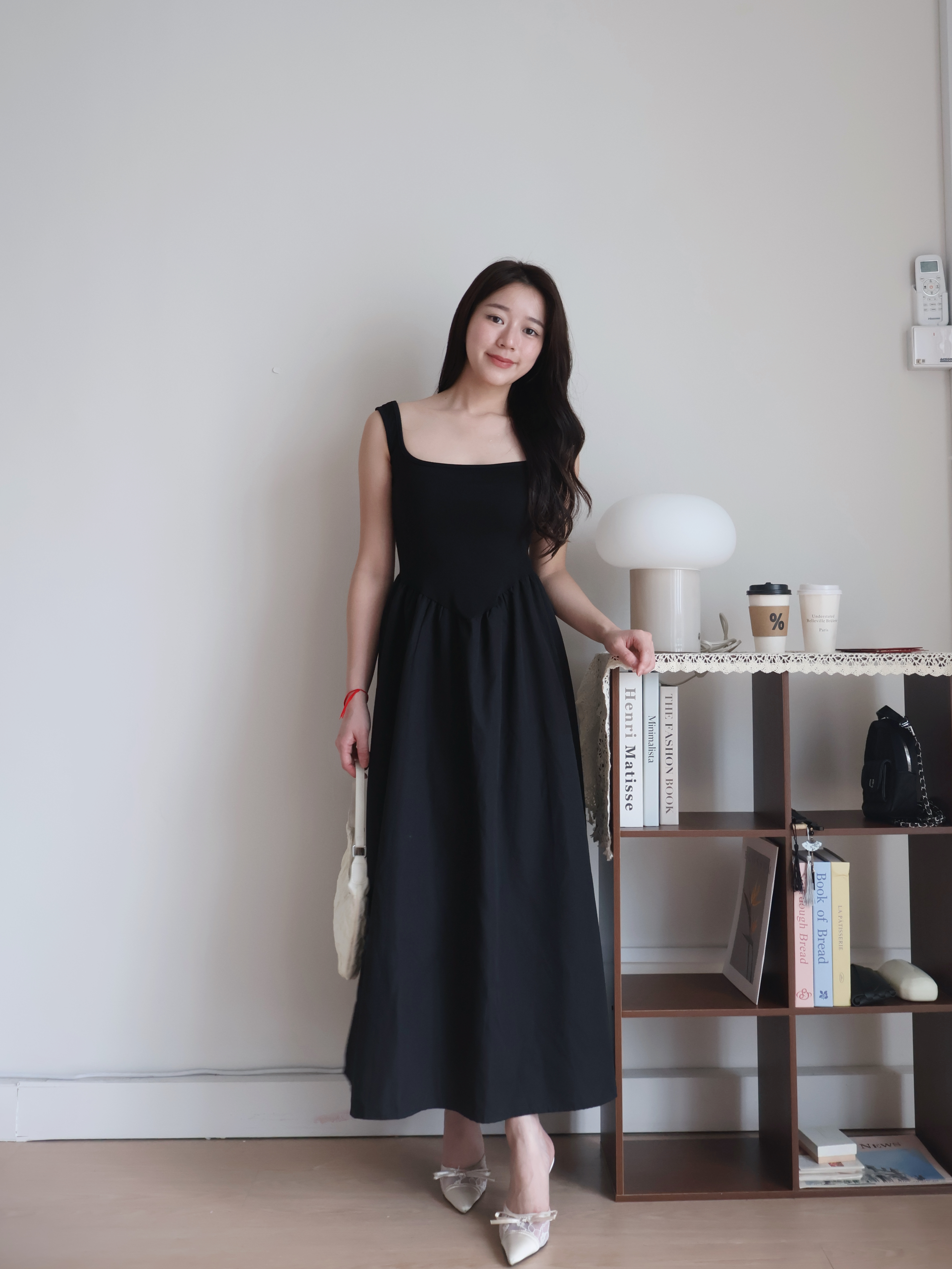 SL35 Black Maxi Dress