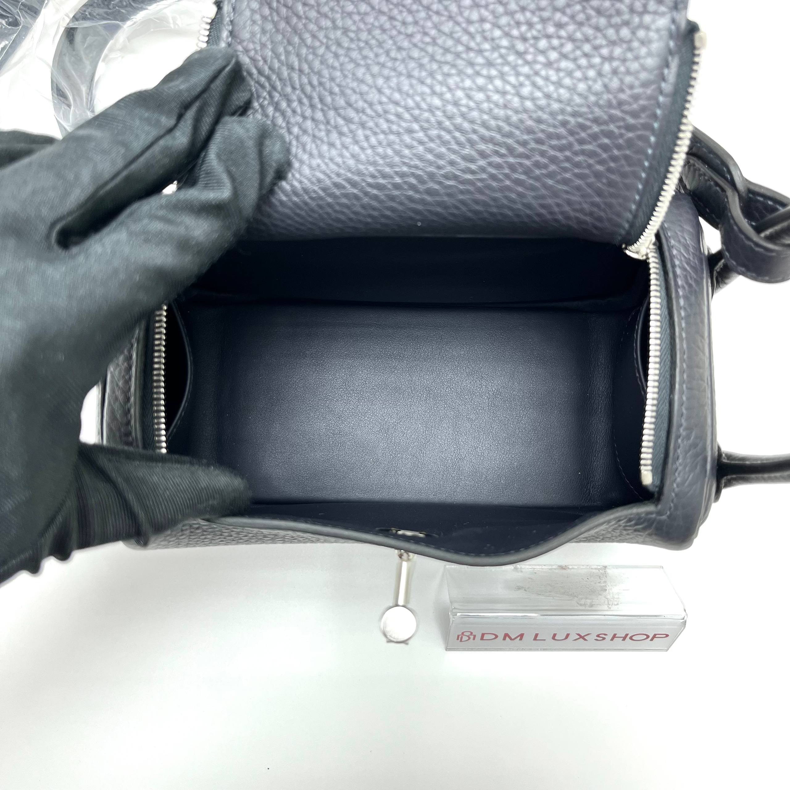 Hermes Mini Lindy 2 Caban PHW (Stamp K)