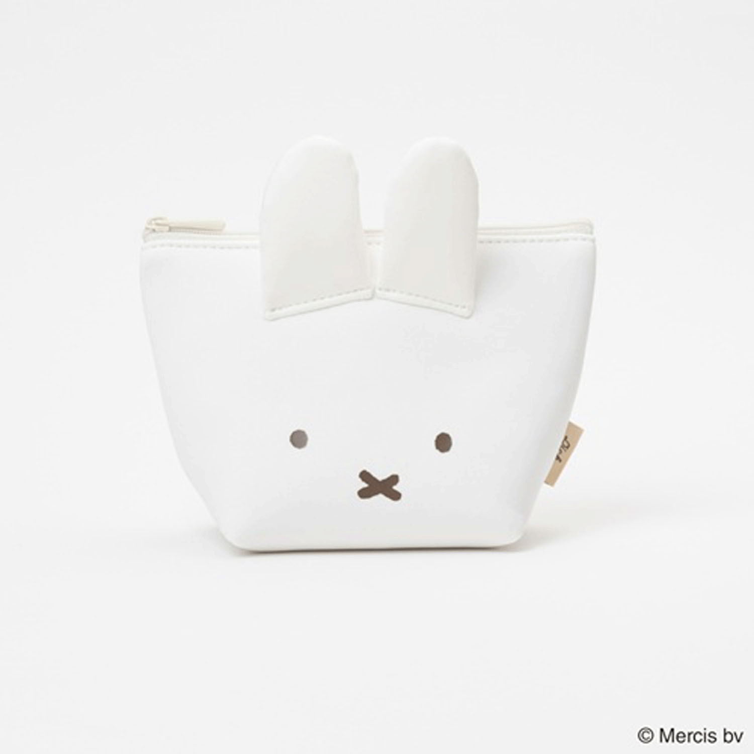 Miffy - 大頭造型小物包 (白色表情款)