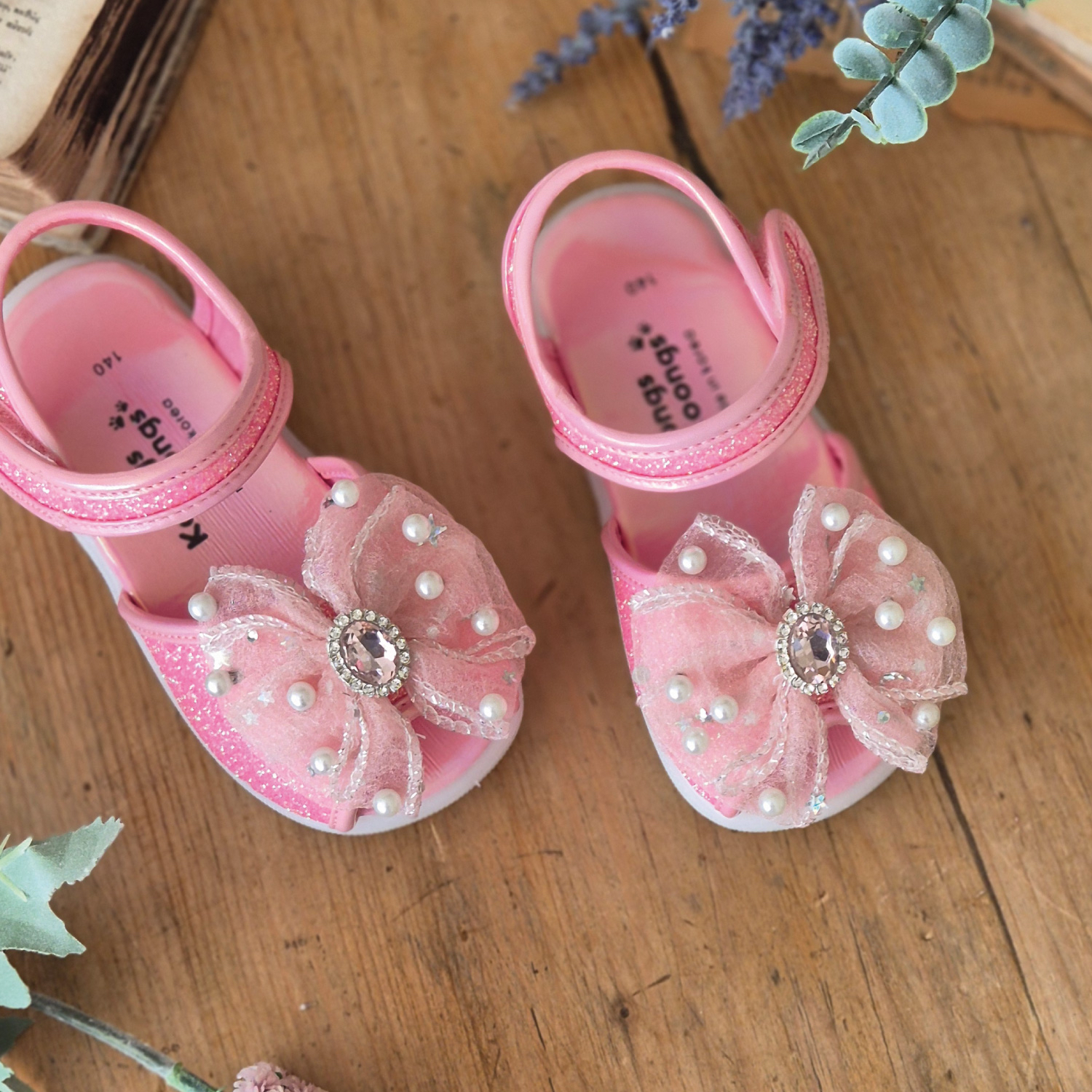 Koongs Koongs Twinkle LED Sandals（Pink）