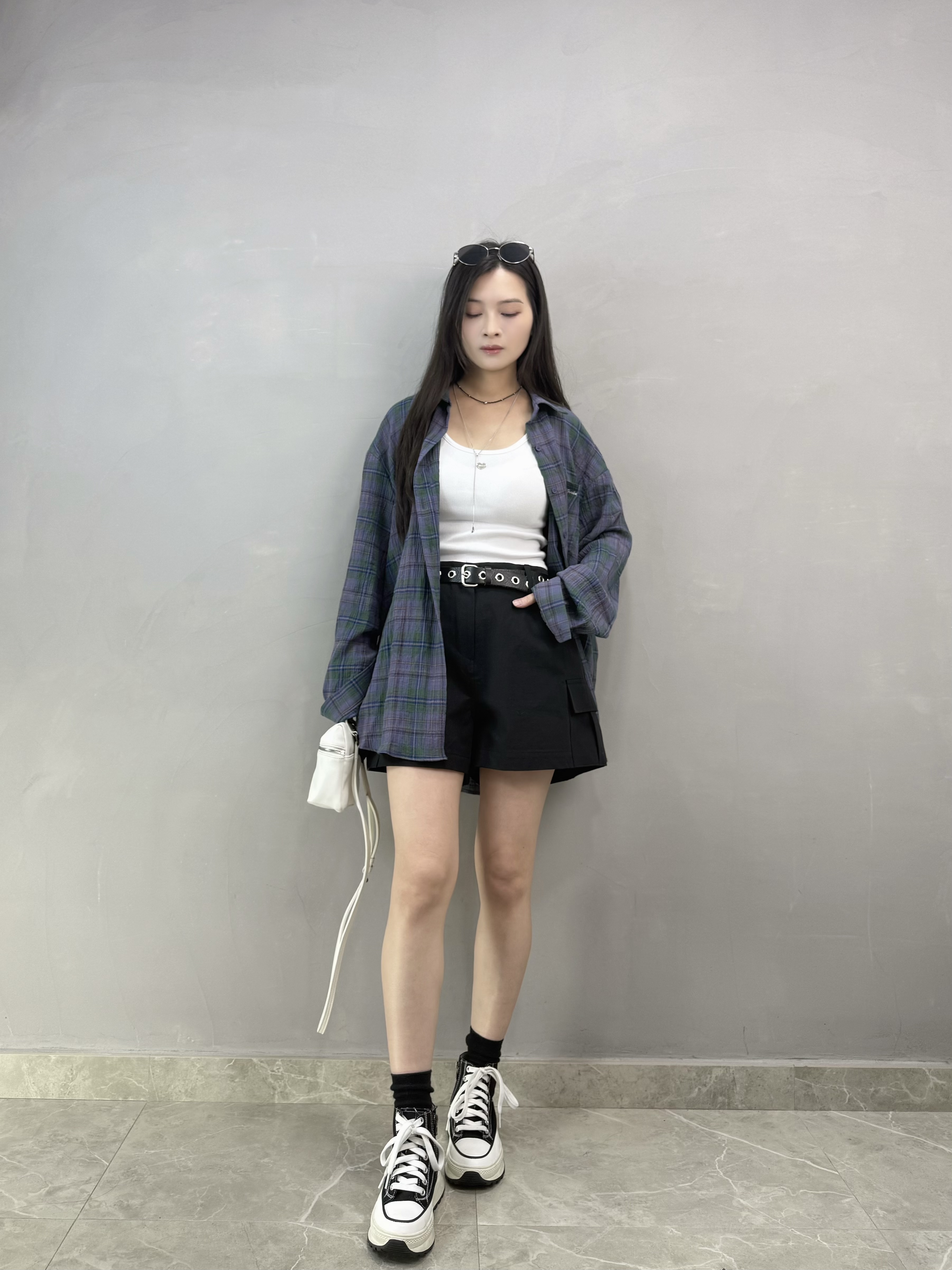 H12 側袋後橡筋腰短褲