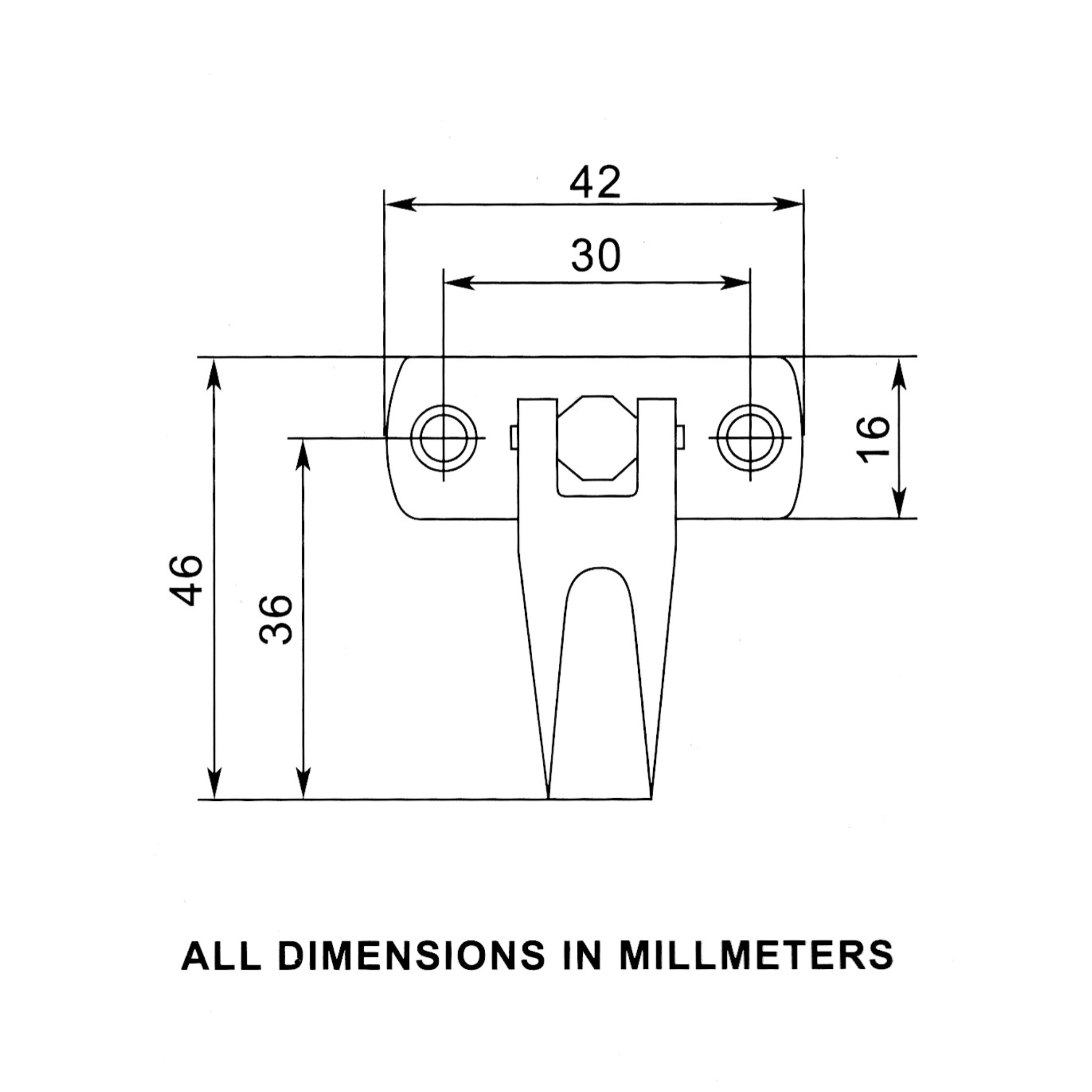 "FOX'S" YSS1 不銹鋼 旋轉式 掛勾 (1對/包) "FOX'S" YSS1 Stainless Steel Swing & Rotary Hook