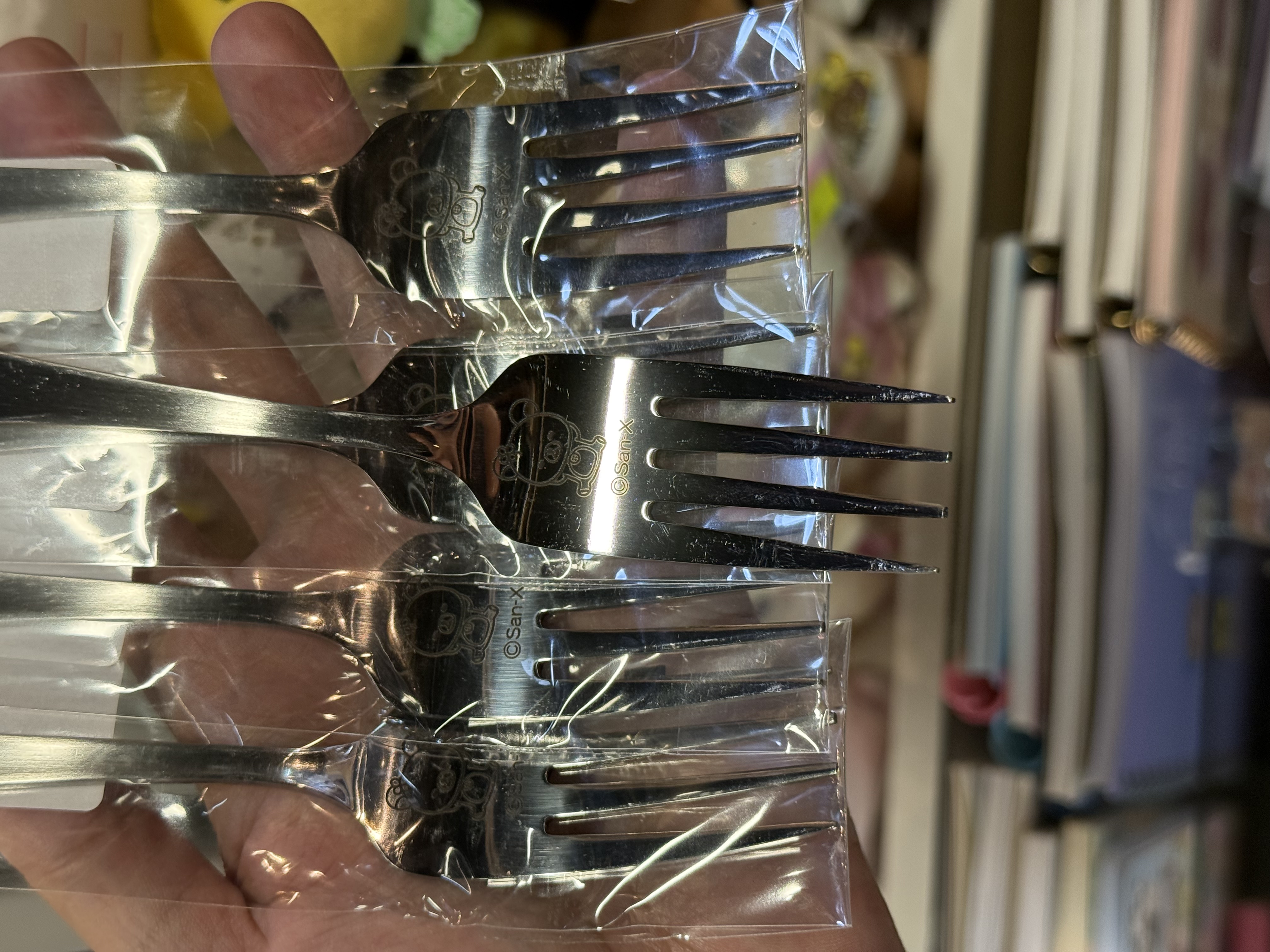 《現貨》全新日本專店限定日本製小白熊不鏽鋼叉