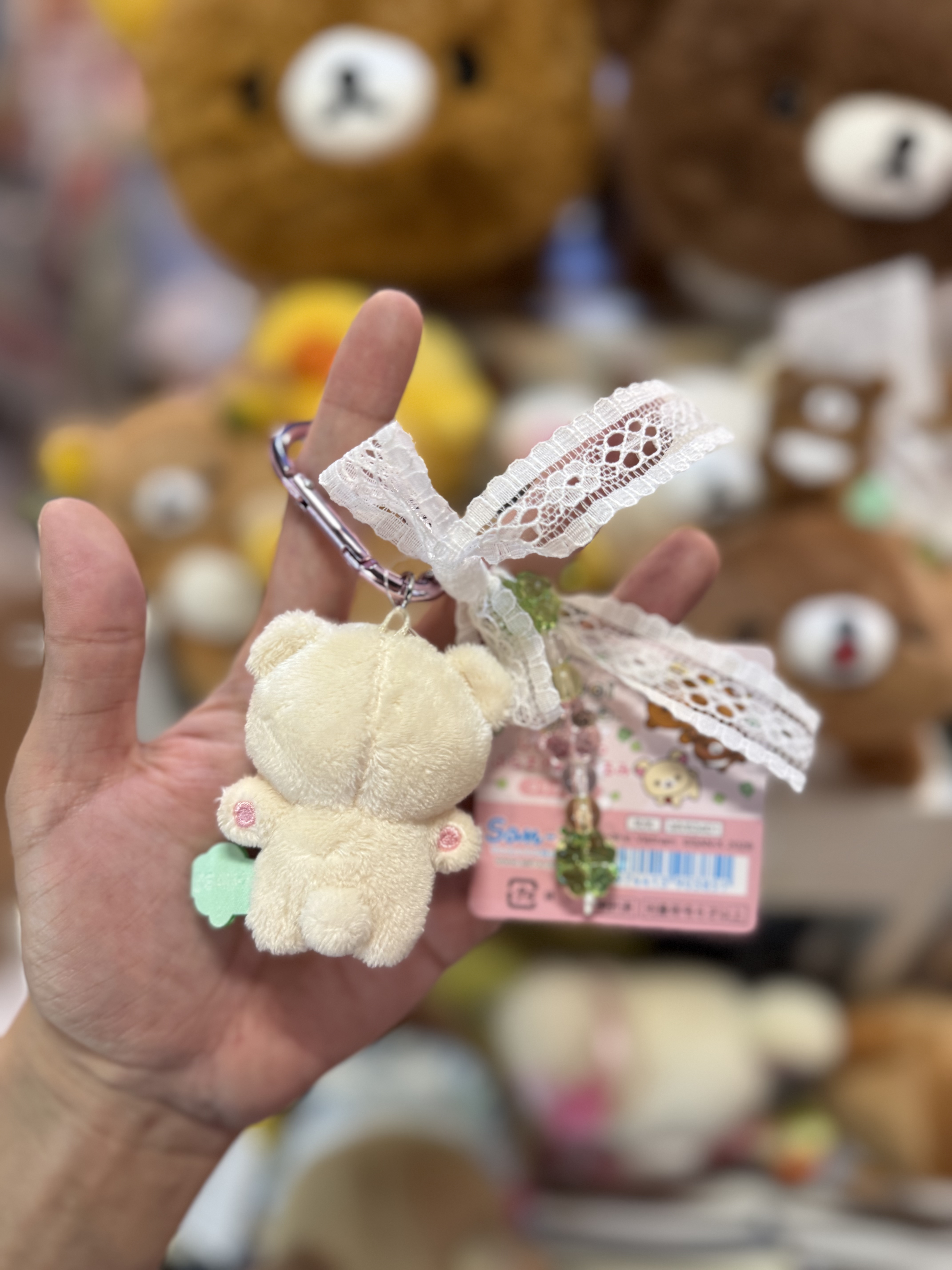 《現貨》全新小熊10週年紀念四葉草系列掛飾匙扣