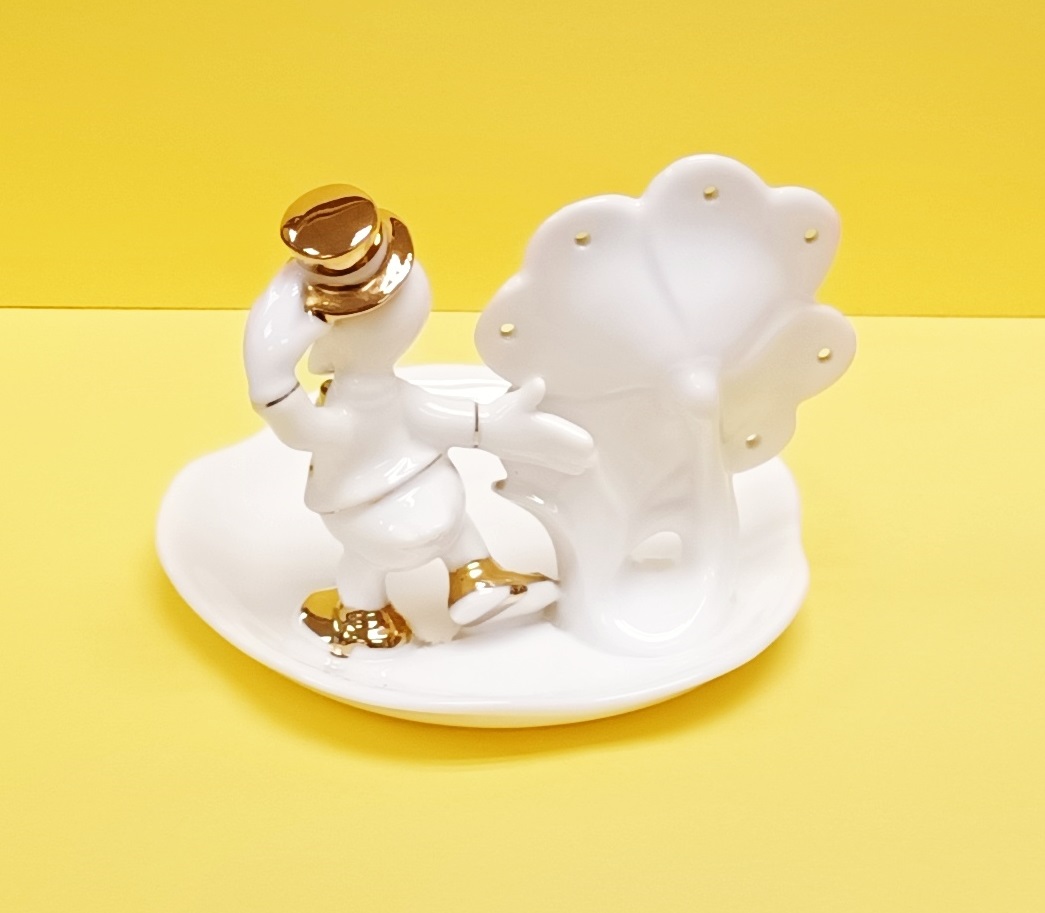 EARRING HOLDER 骨瓷耳環首飾座  Donald Duck  (KD-54)
