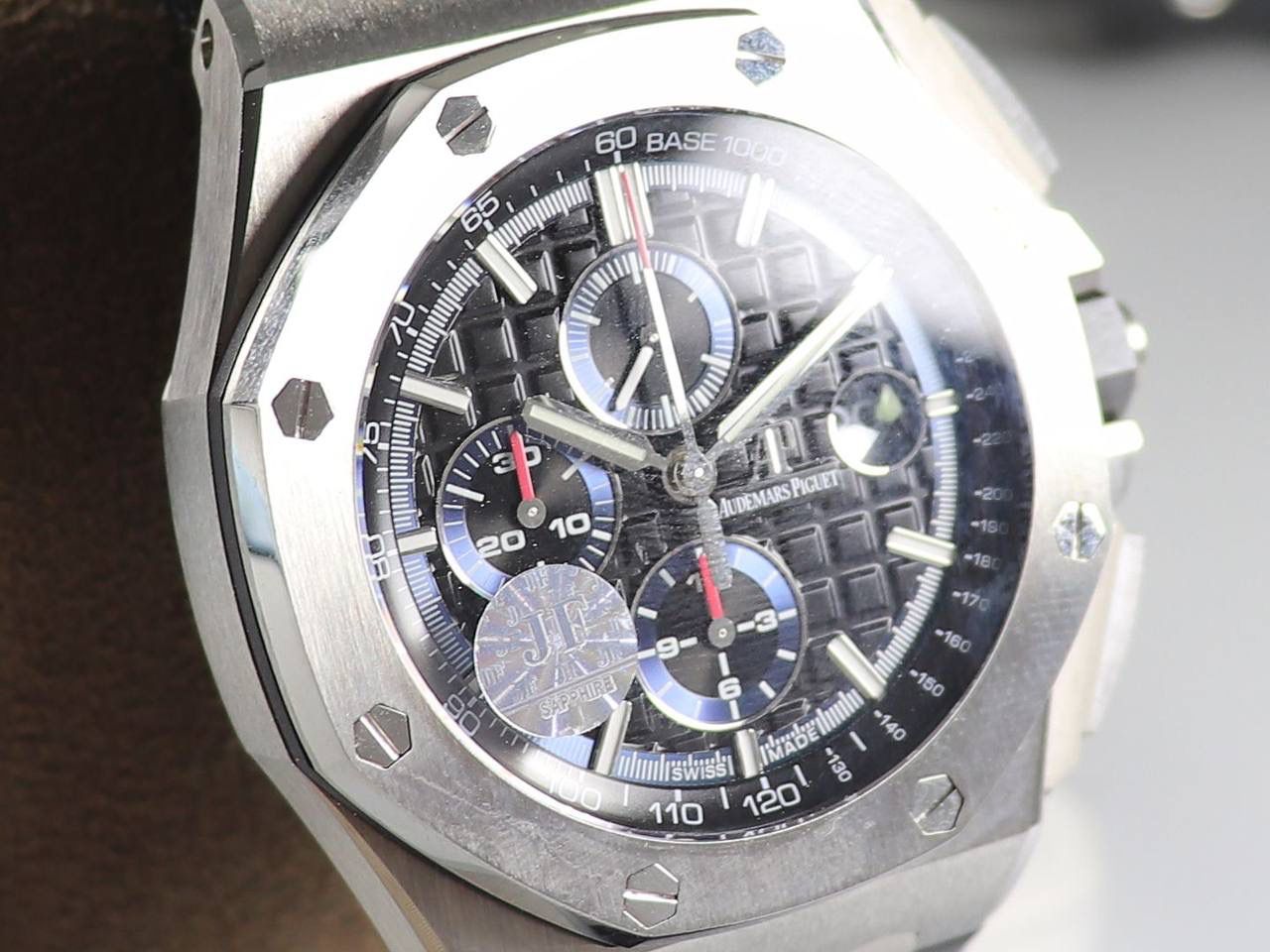 A P26412PT钢壳系列，直径44MM，搭载订制版12H计时3126机芯，特制的顶级橡胶带🔥🔥🔥 最强版＂26412PT＂系列💯