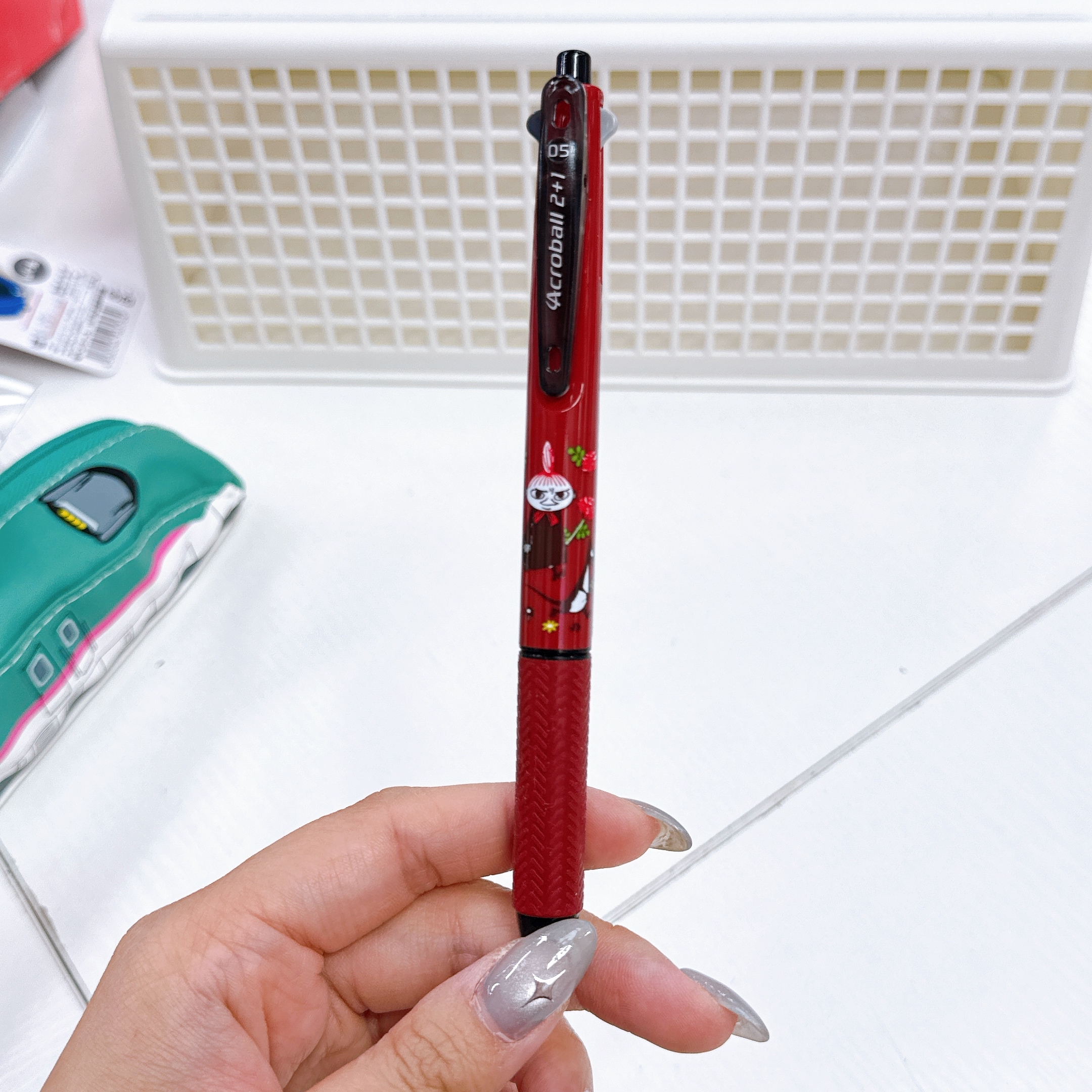 日本直送武鳴阿美紅色黑色再加鉛芯筆