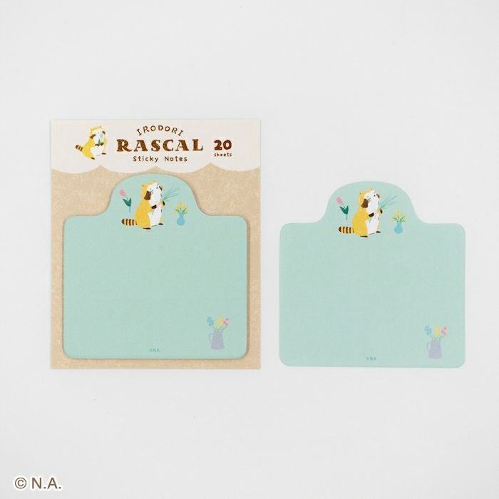 現貨｜IRODORI RASCAL 小浣熊 日本製 便利貼 (花 QF267)