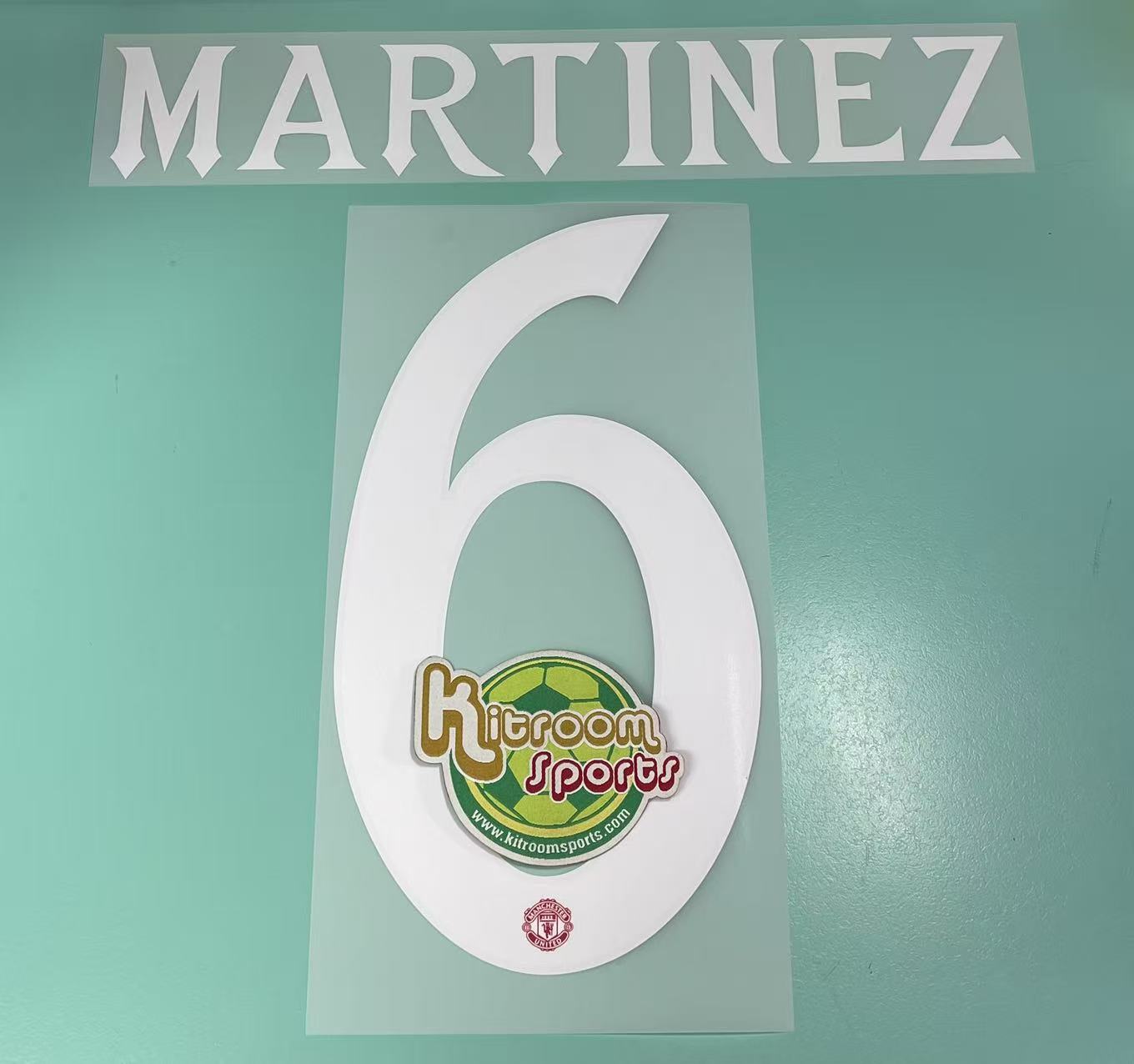 2025-26 Manchester United Home Cup Nameset #6 MARTINEZ