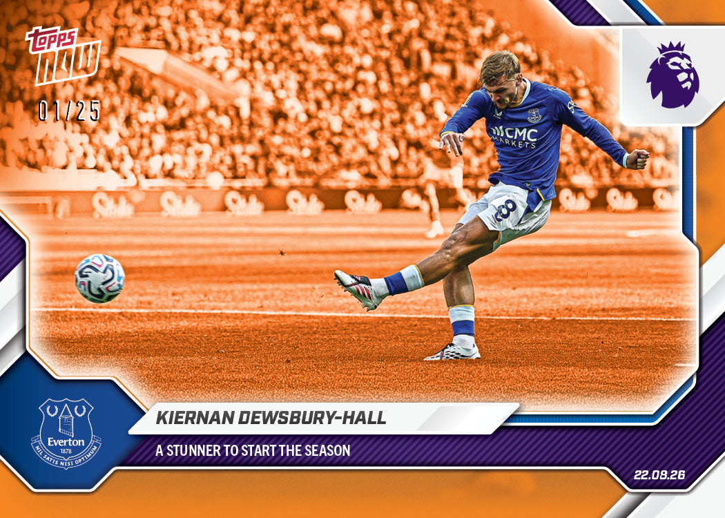 Kiernan Dewsbury-Hall - 2026/27 Premier League Topps NOW® #6 開季入球【團購】