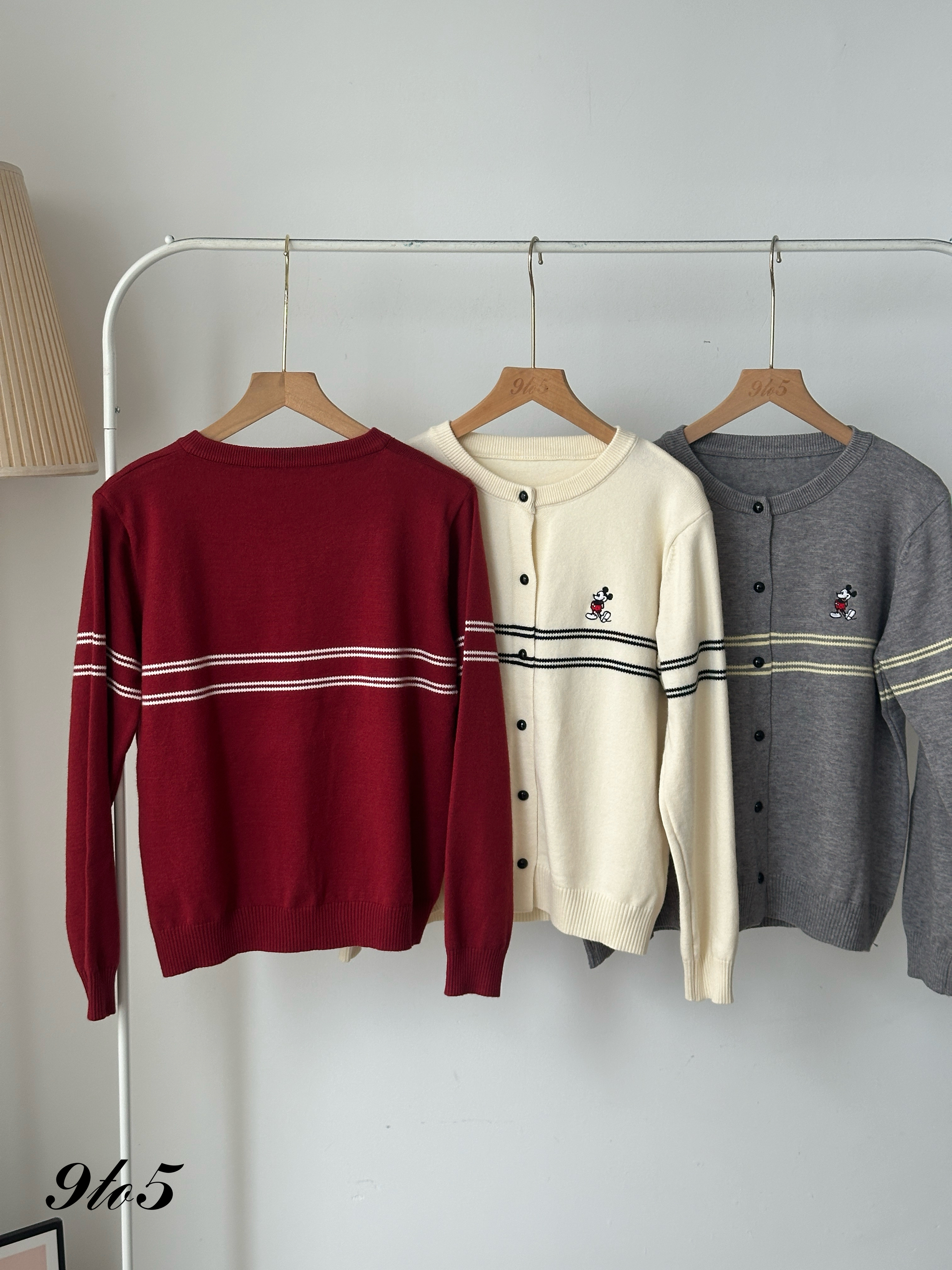 T4040 Mickey Knit Cardigan - 3 Colors