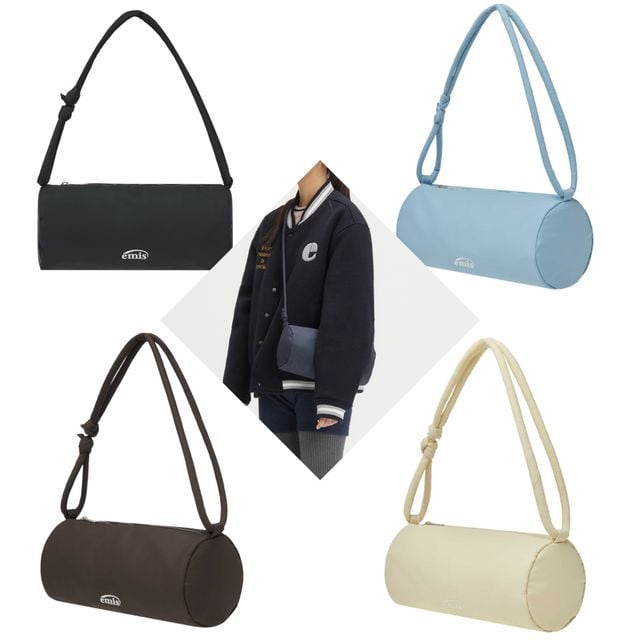 預購| 🇰🇷EMIS PUFFER BARREL BAG BG630 4色入| elenaelinaxx