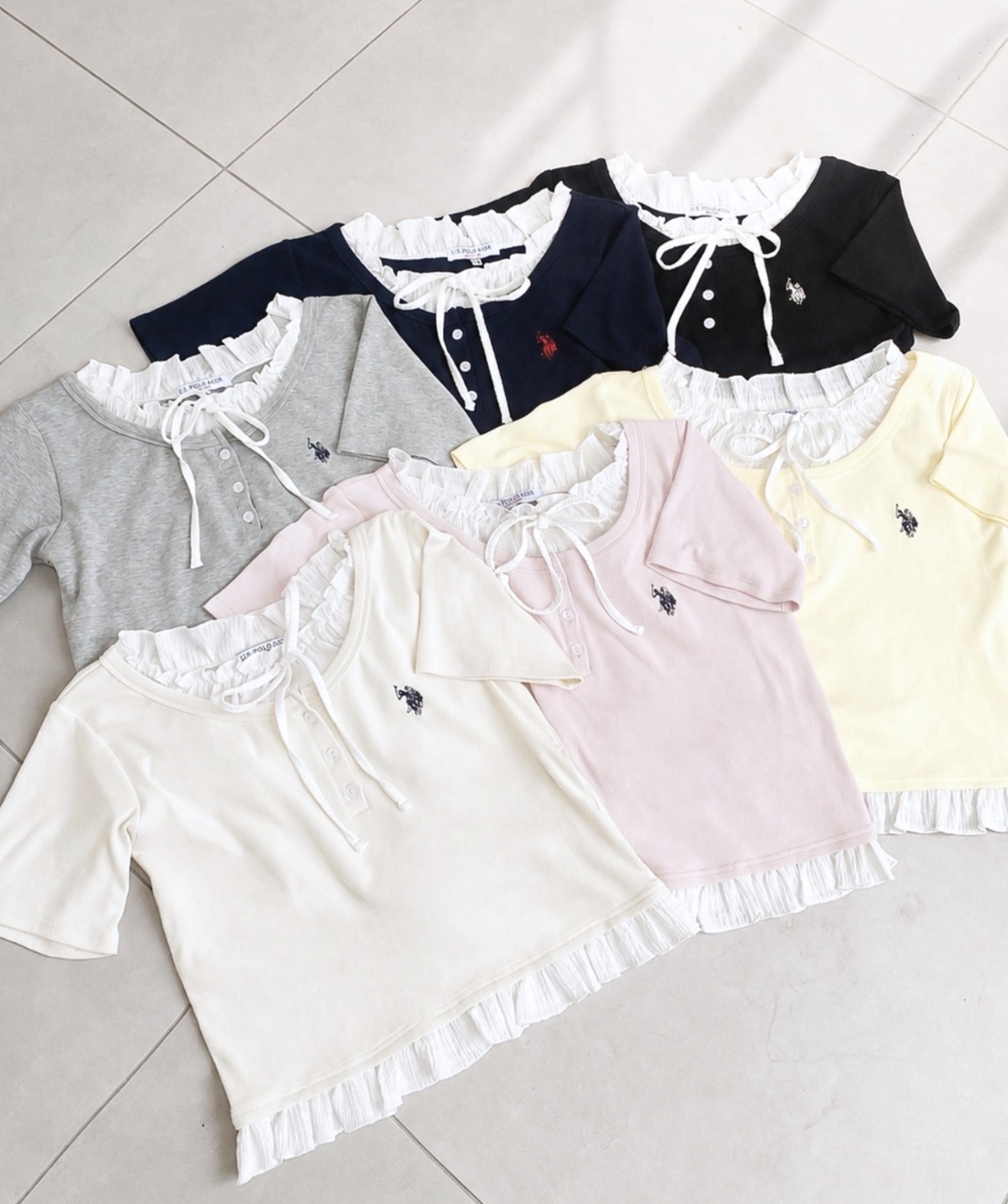 日本U.S. POLO ASSN.假兩件衫